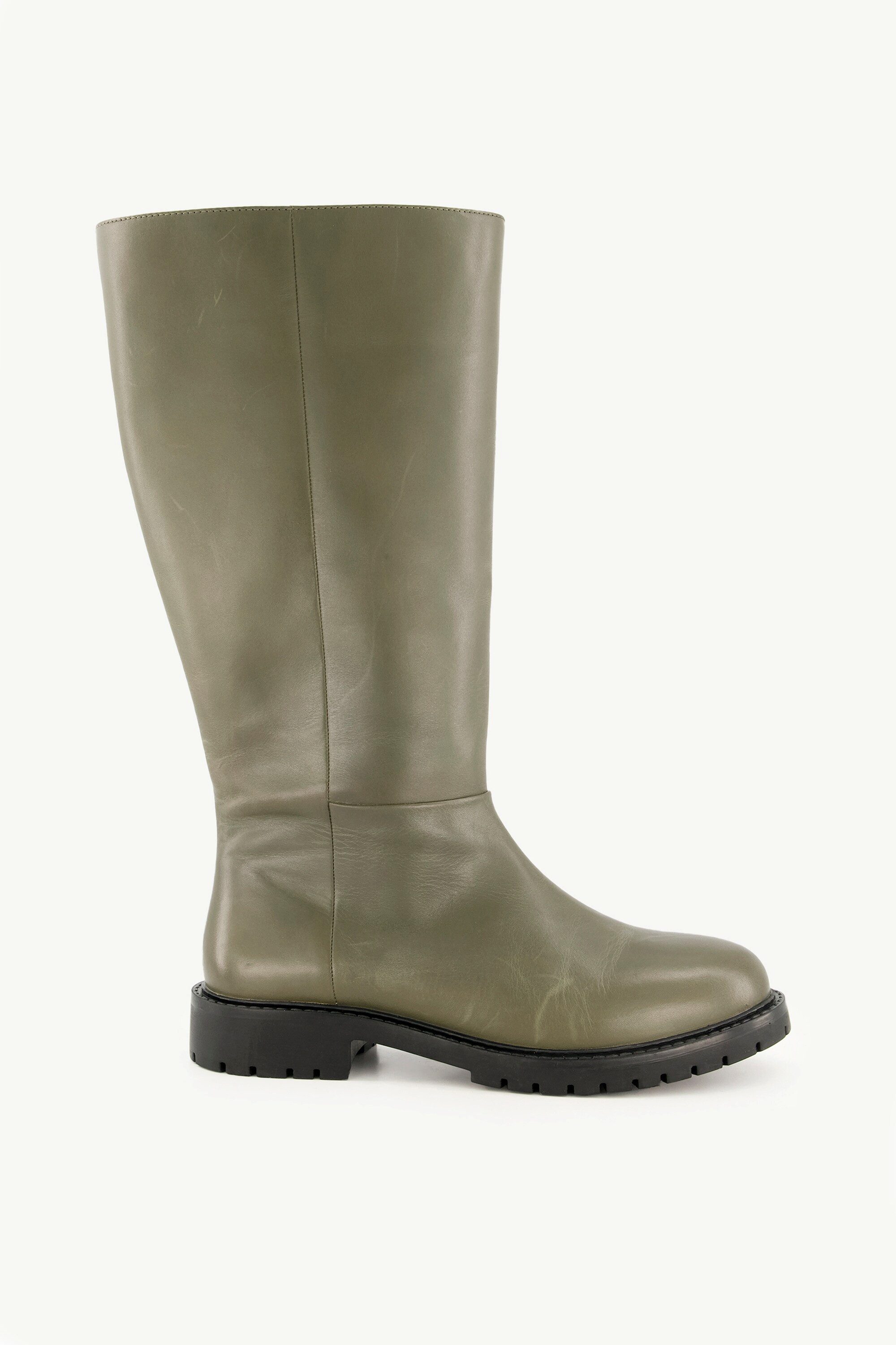 Ulla Popken Lederstiefel XXL-Schaft Weite H Stiefel günstig online kaufen