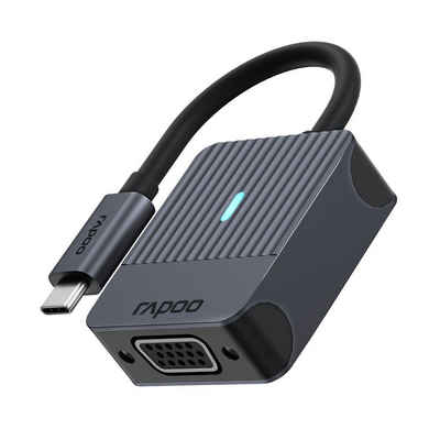 Rapoo »UCA-1003 USB-C Adapter, USB-C auf VGA, Grau« USB-Adapter USB-C zu VGA, 15 cm