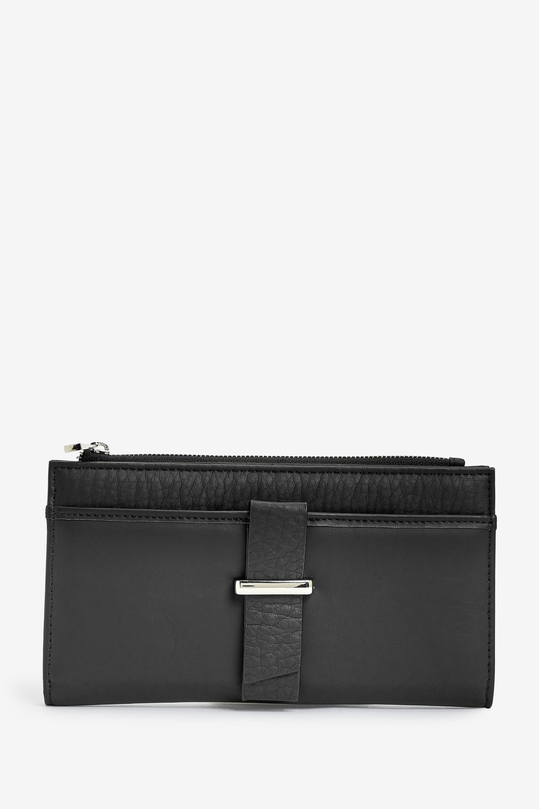 Next Brieftasche Großer Geldbeutel mit Schlaufendetail (1-tlg) Black