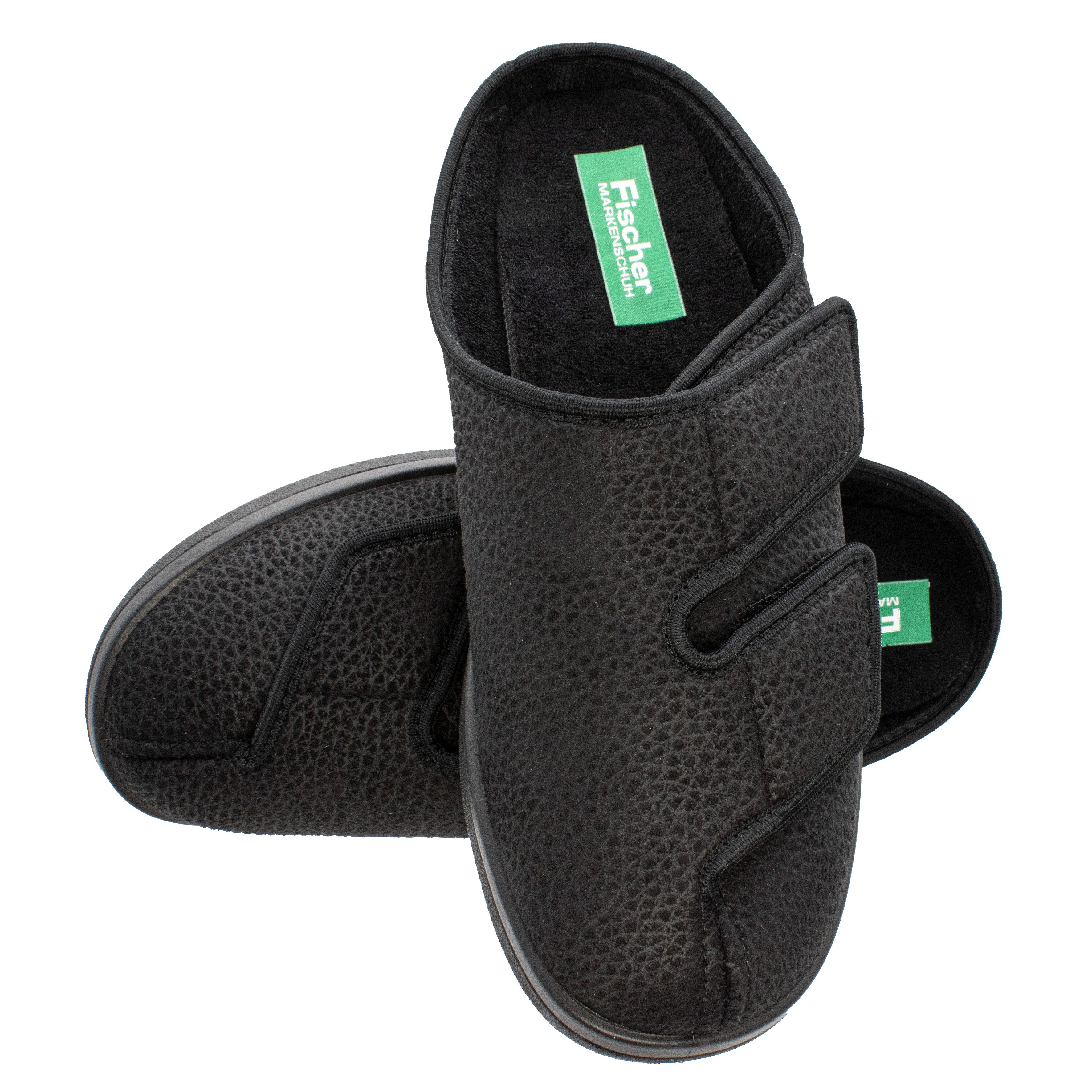 Fischer-Markenschuh Ortho Pantoffel Pantoffel, Weite K, Einlegesohle herausnehmbar, Klettverschlüsse