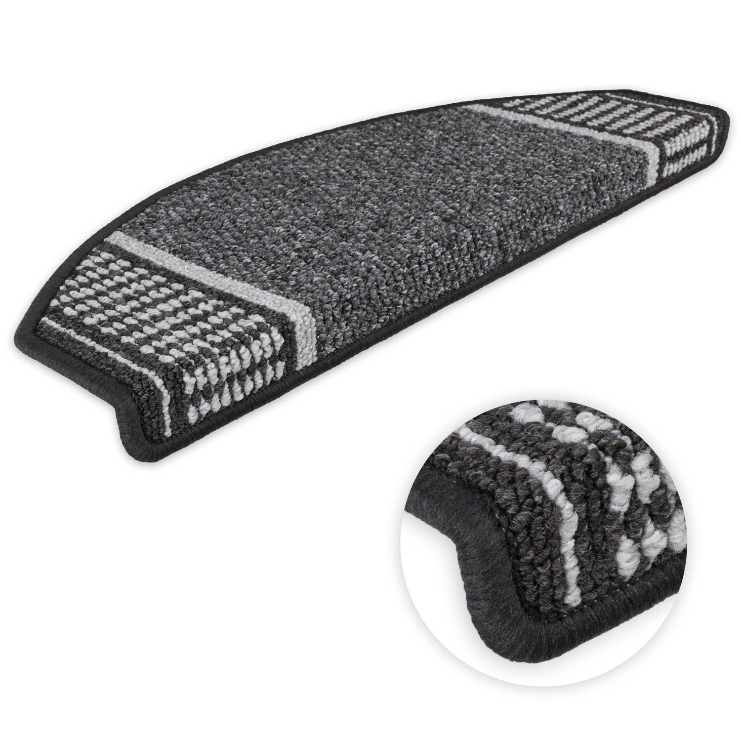 Metzker® Stufenmatte Stufenmatten Potsdam, Halbrund, Höhe: 6 mm, 15 Stück i günstig online kaufen