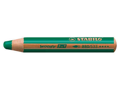 STABILO Buntstift STABILO Multitalent-Stift 'woody' 3 in 1, 5 Stk., (5-tlg)