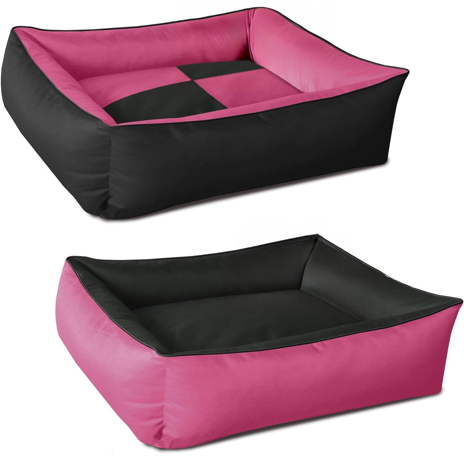 BedDog Tierbett Hundebett MAX QUATTRO mit Rand, Bezug abnehmbar