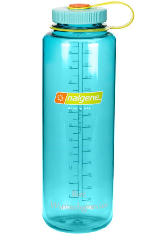 Nalgene Trinkflasche Nalgene Trinkflasche 'WH Silo' - 1,5 L cerulean - mit Namensgravur