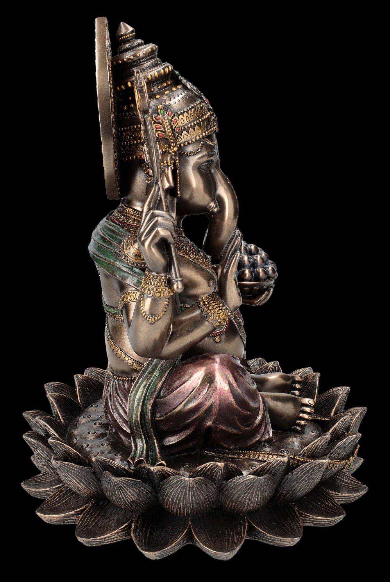 Gott Elefantenköpfiger Shop Figuren Figur auf Veronese Ganesha Dekofigur GmbH - Lotus Dekofigur -
