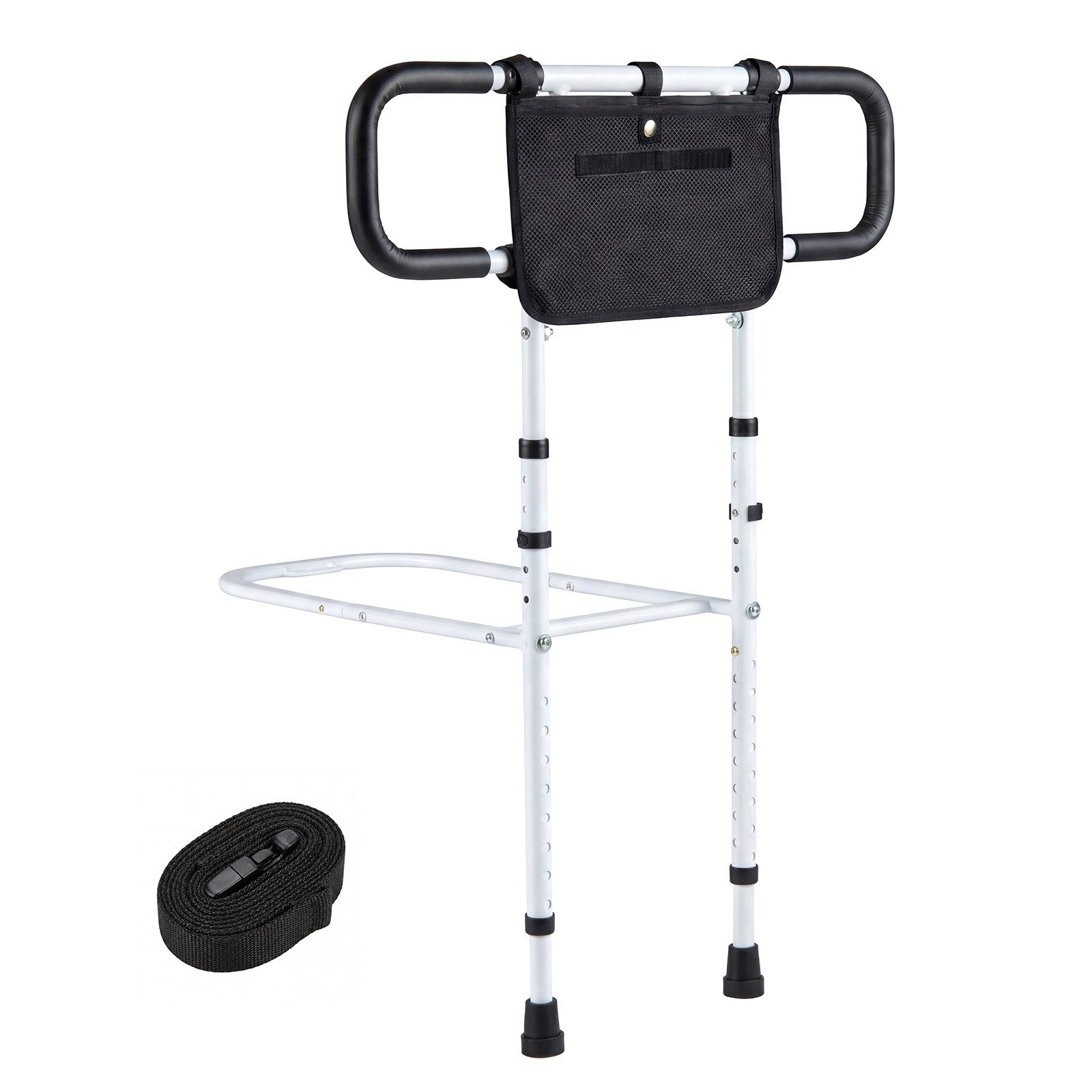 COSTWAY Bett - Aufstehhilfe, belastbar bis 136 kg, 180 ° Faltbare Bettgitter