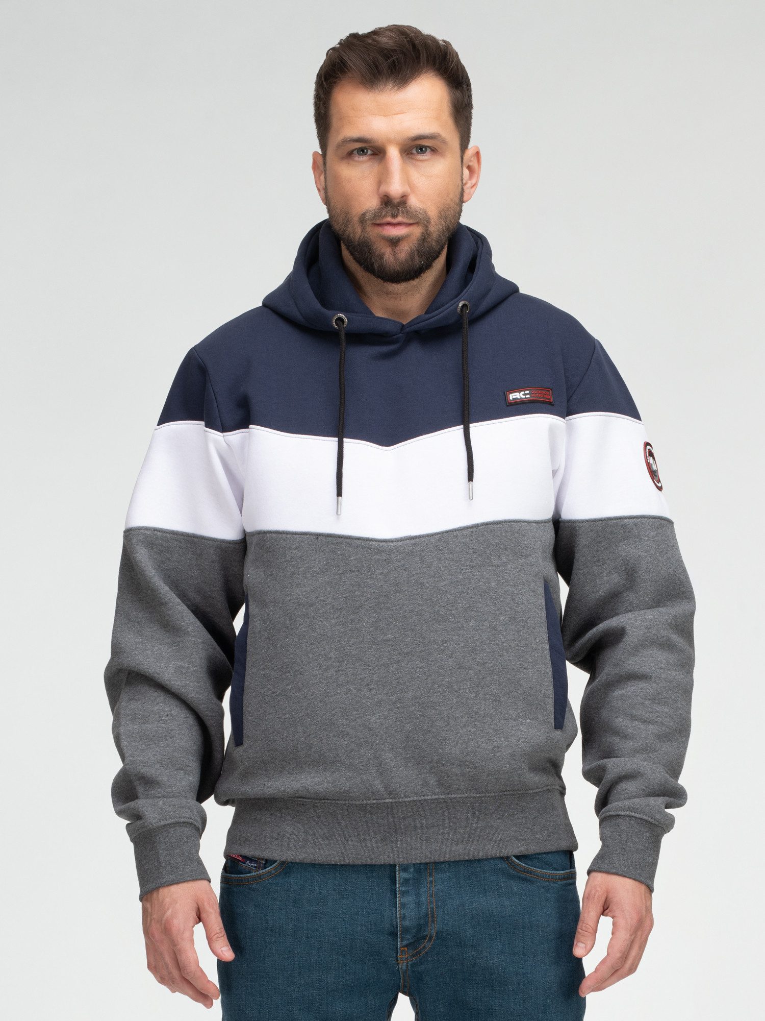 Rock Creek Kapuzenpullover Herren Hoodie Sweatshirt mit Kapuze H-407 – Bild 4 von 5