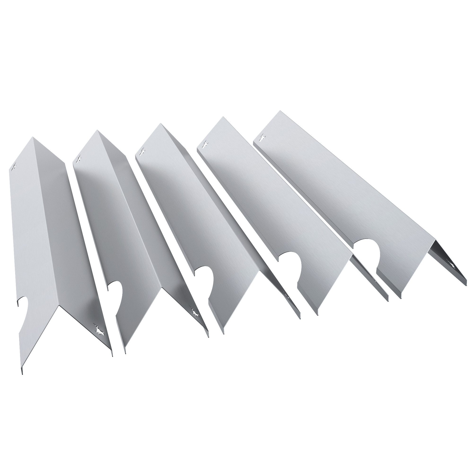 tuning-art Grillerweiterung GA33 Brennerabdeckung Set Edelstahl für Weber Genesis 2 300er 2013-