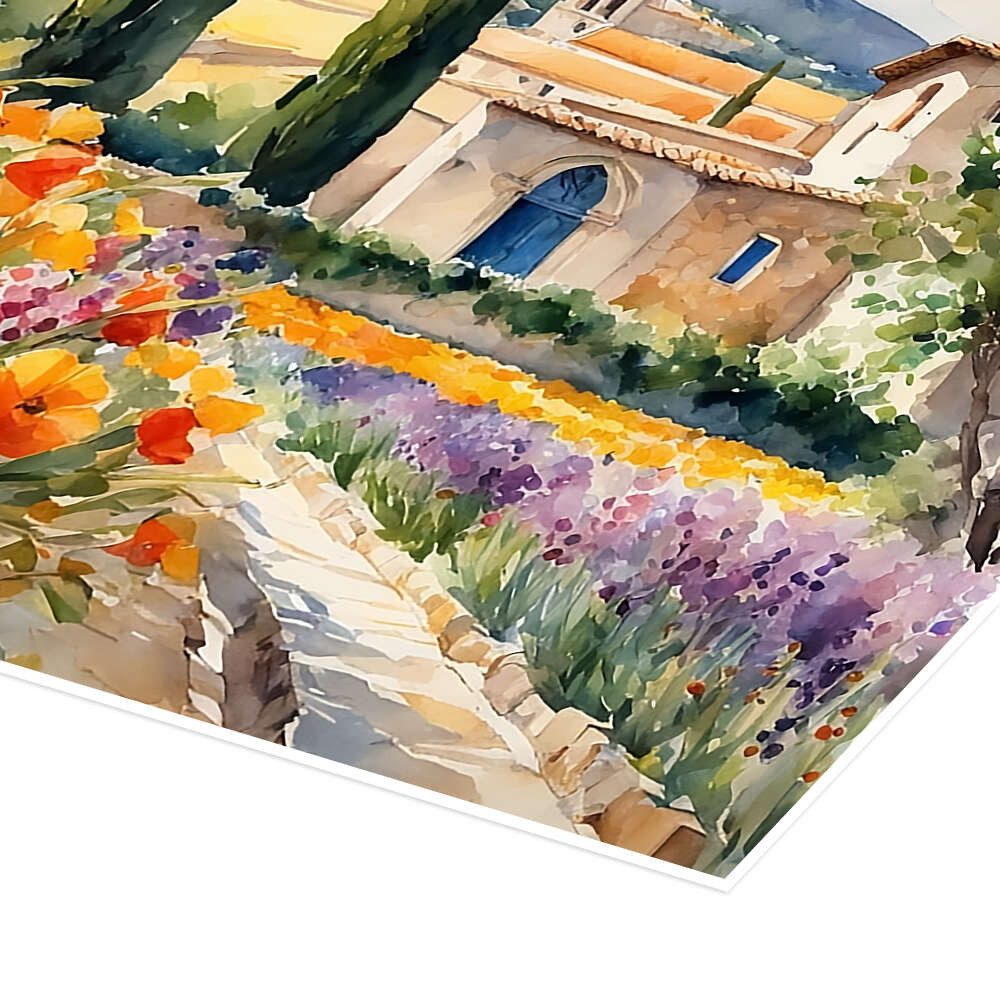 Posterlounge Wandbild Landschaft in der Provence, Mango Art, erhältlich als Poster, Leinwandbild, Wandsticker oder Acrylglasbild
