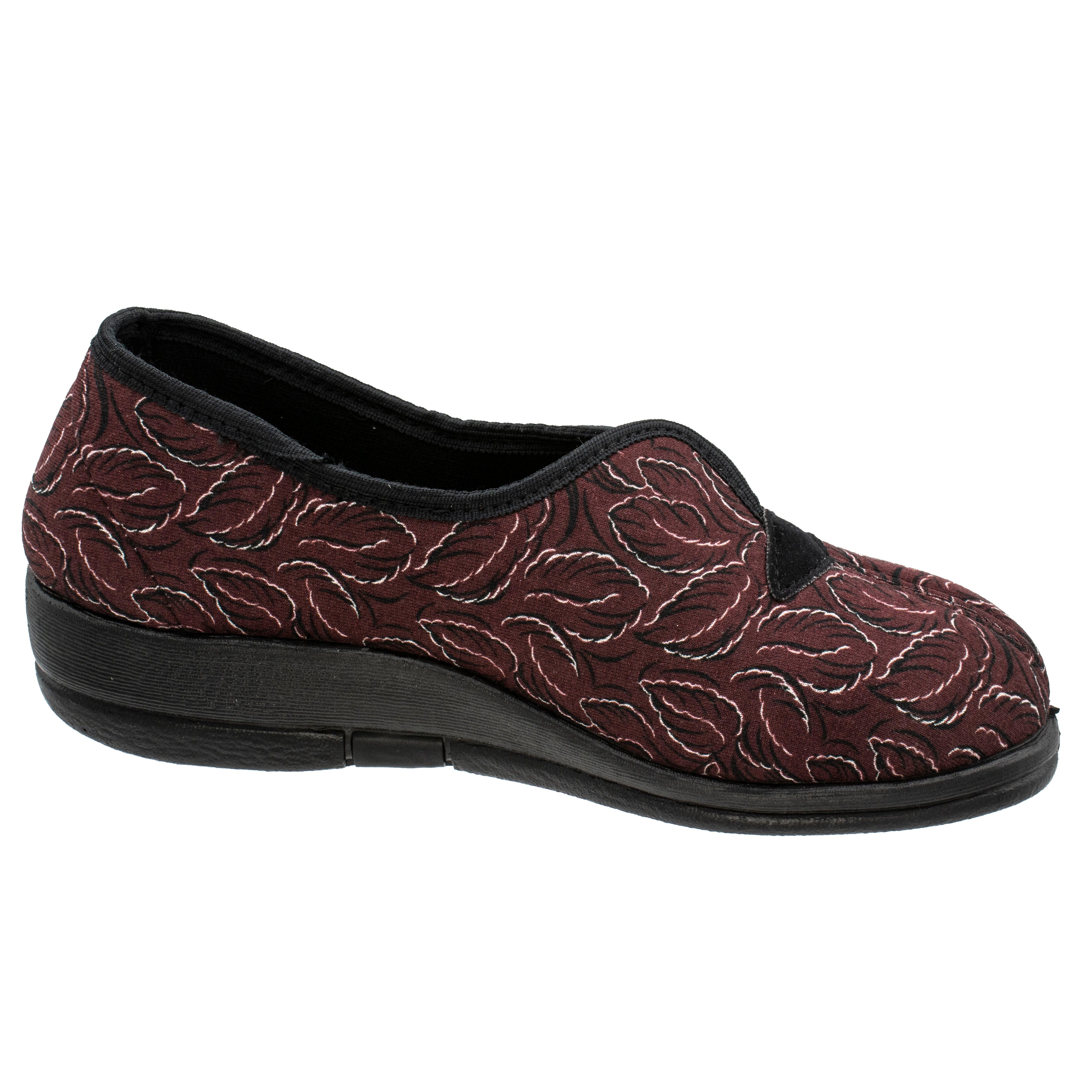 Fischer-Markenschuh Dora Hausschuh Microstretch, Textilfutter, Weite H, zum Schlupfen