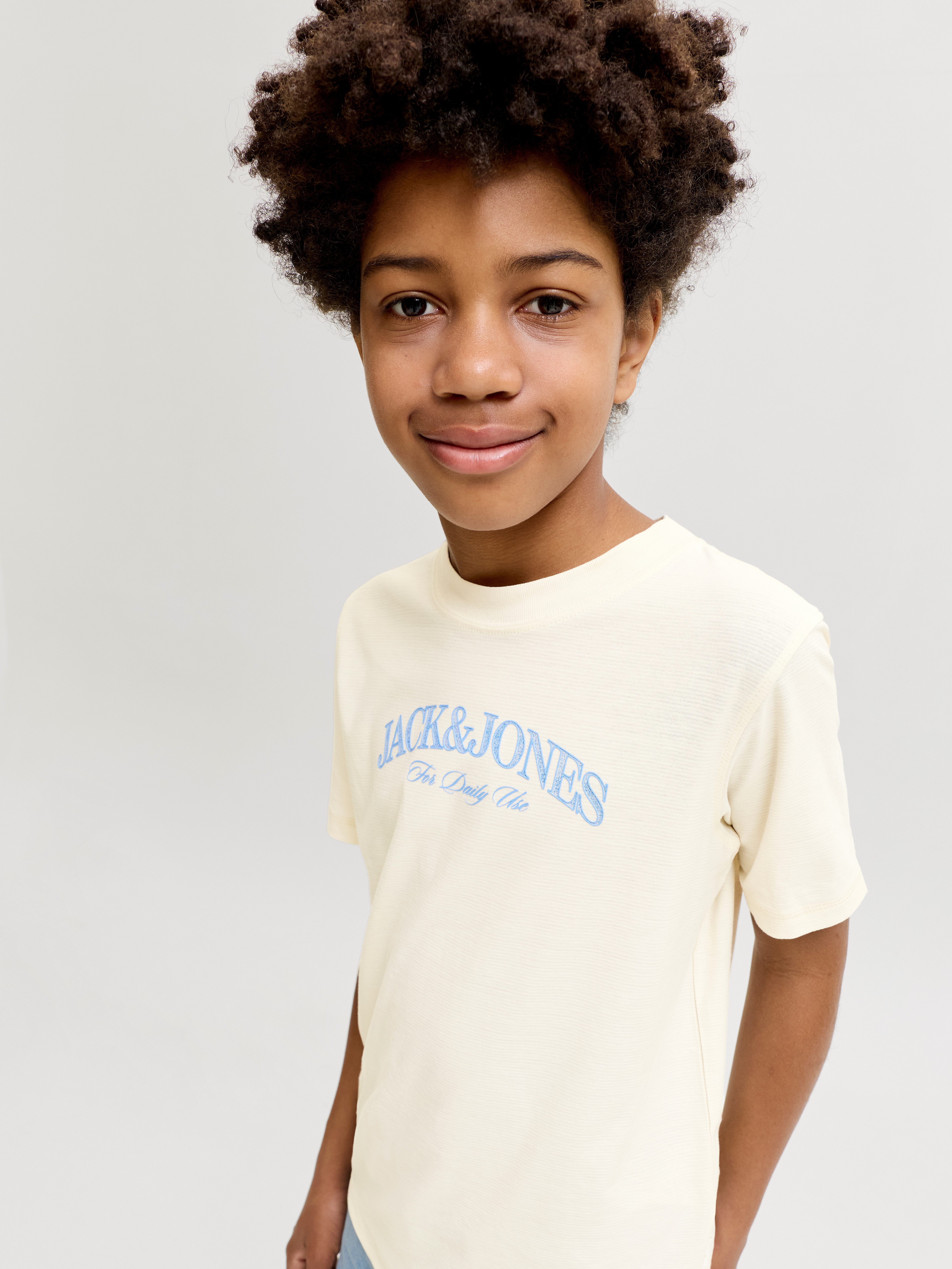 Jack & Jones Junior T-Shirt JORCASSIS BRANDING TEE SS CREW NECK JNR Baumwolle, normal geschnitten – Bild 4 von 5