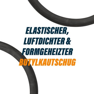 Bestlivings Fahrradschlauch Schlauch 12", 12 Zoll, (Doppelpack, 2-St., ETRTO-Norm: 47/62 - 203), Fahrradschlauch Innenschlauch (AV / Auto Ventil) Ersatzschlauch