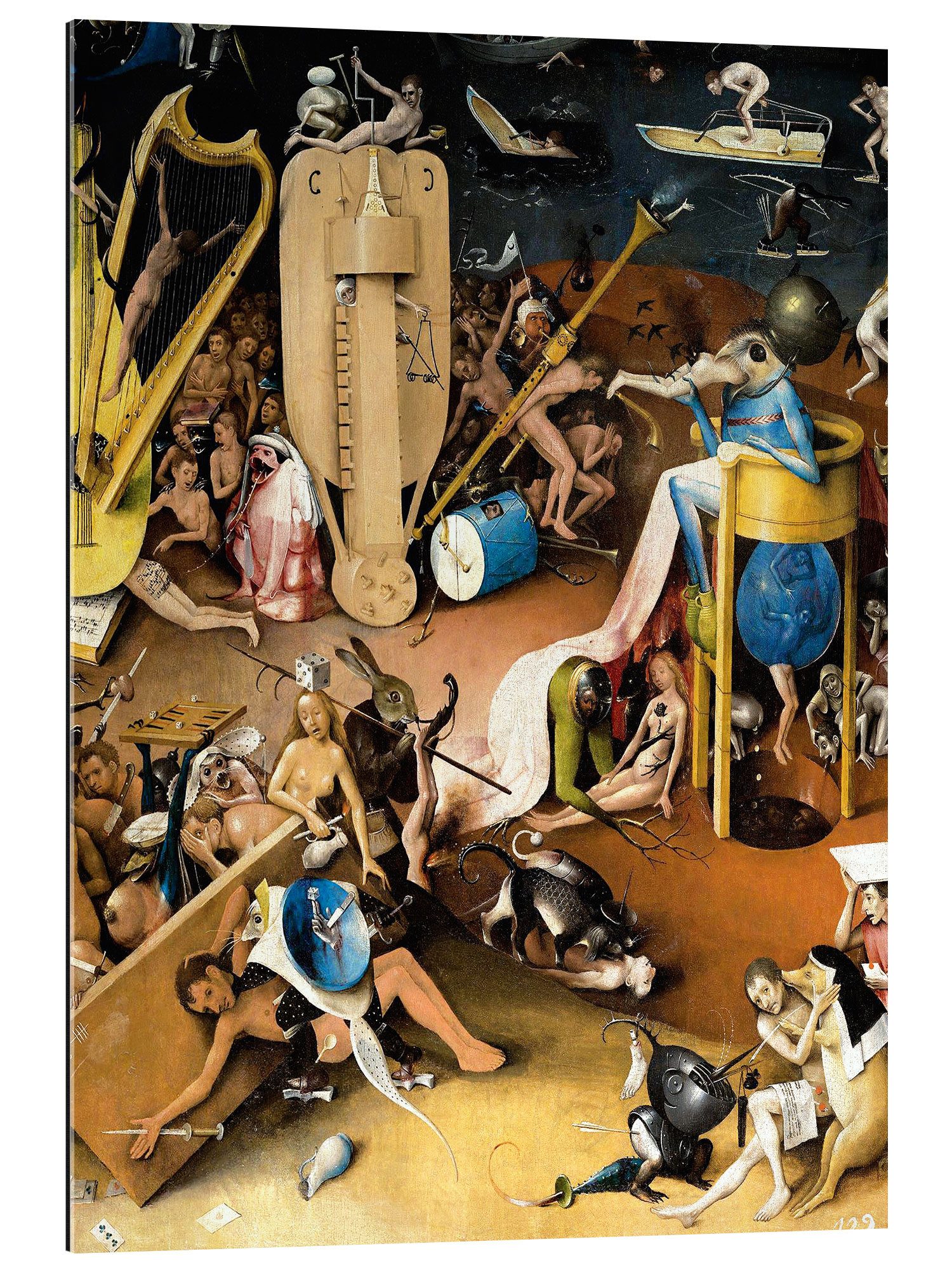 Posterlounge XXLWandbild Hieronymus Bosch, Der Garten der Lüste Die