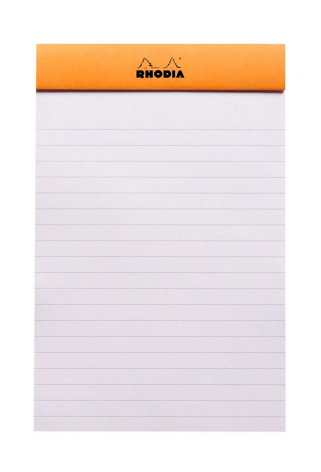 Thumbnail - EXACOMPTA Notizheft 10x Notizblock geheftet No.14 11x17cm 80 Bl liniert 80g Orange 14600C, Rhodia, Blöcke, Hefte und Not...