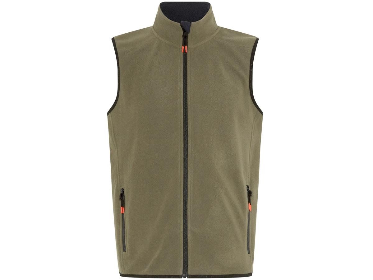 GARDENA Fleeceweste Herren Weste aus Soft Fleece dezentes Ton-in-Ton Gardena Logo auf der Rückseite, 100% Polyester