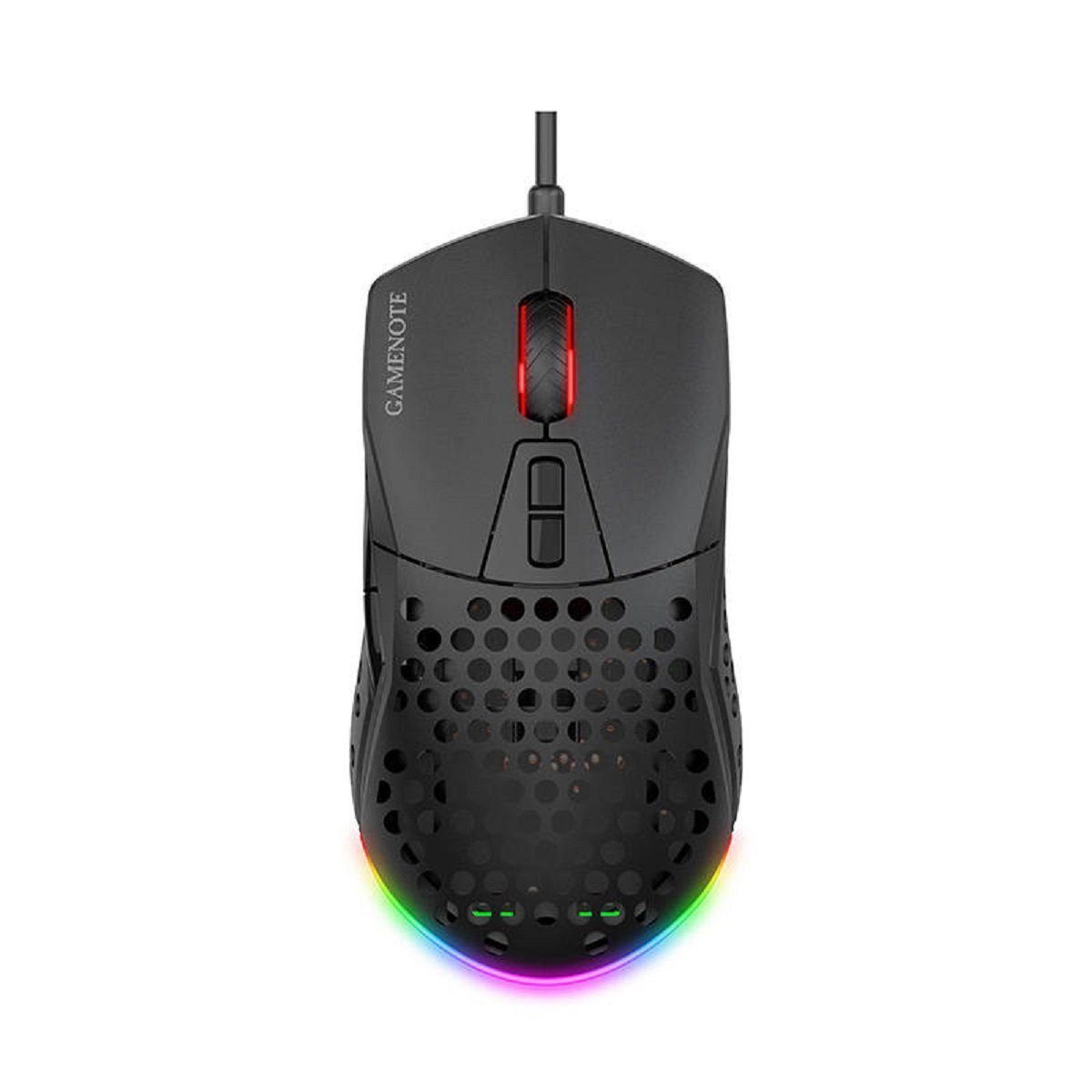 Havit Gaming Maus mit 7 Tasten RGB-Beleuchtung 1000-10000 DPI Schwarz Gaming-Maus