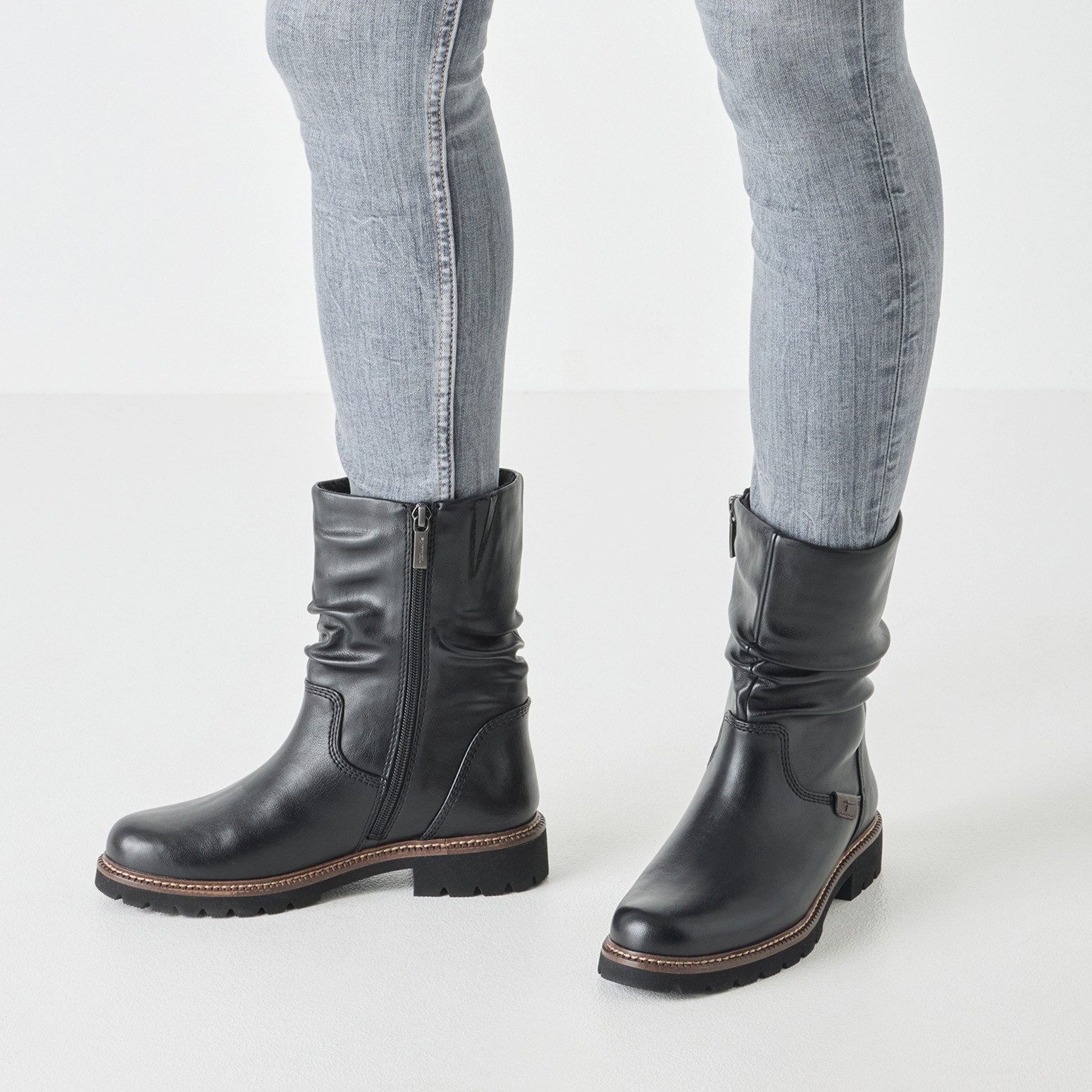 Tamaris Stiefelette, Blockabsatz, Kurzstiefel, Boots in veganer Verarbeitun günstig online kaufen