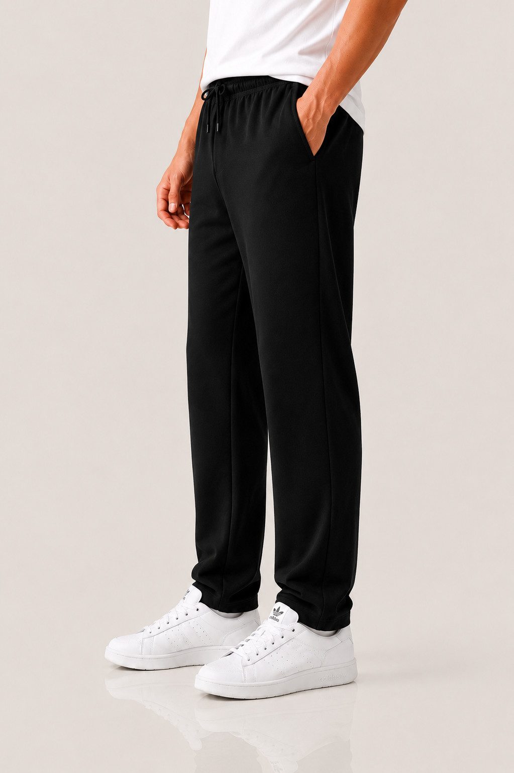 Smith & Solo Jogginghose Herren, Sporthose Trainingshose, Baumwolle Laufhose Elastikbund mit Tunnelzug