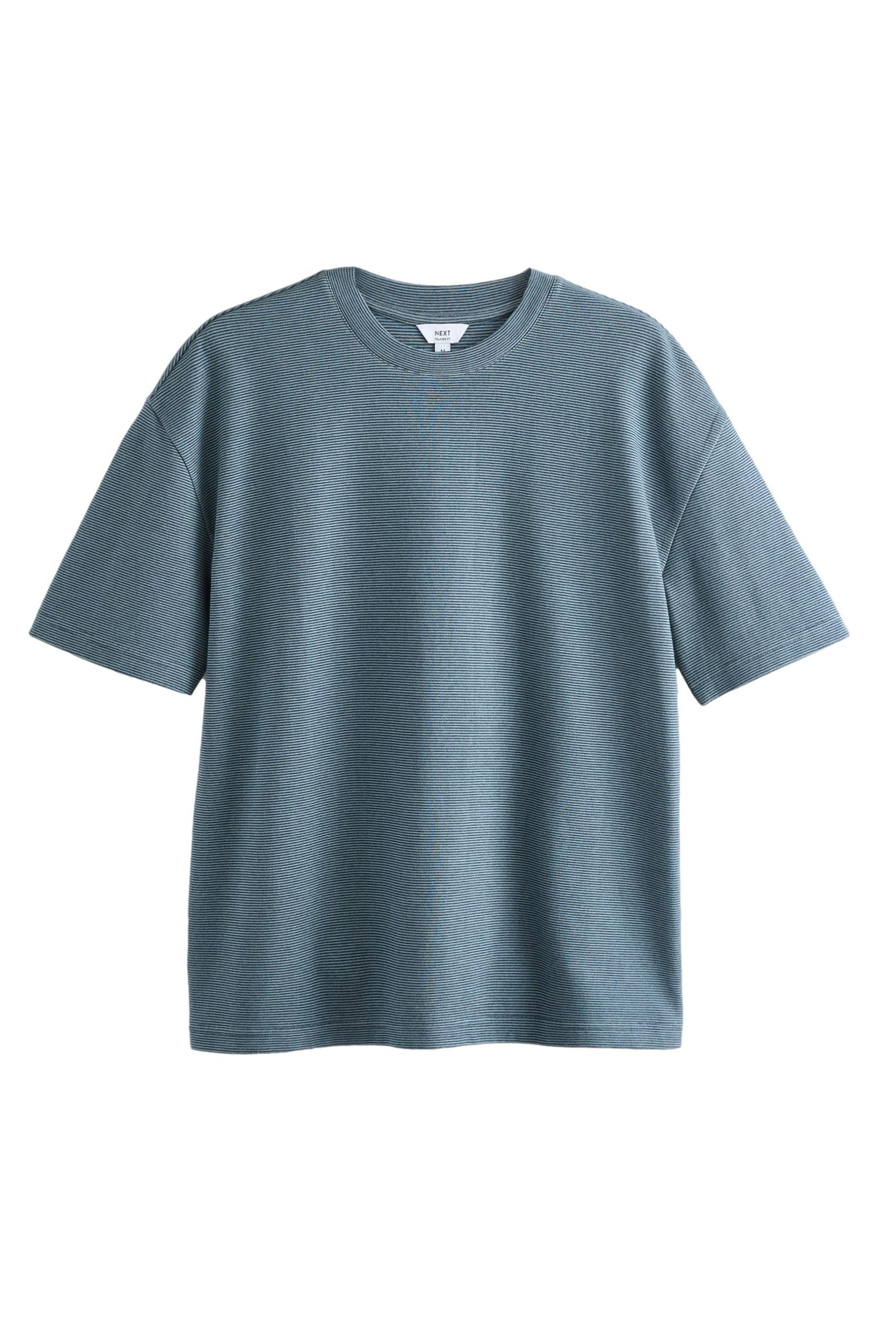 Next T-Shirt Gestreiftes T-Shirt im Relaxed-Fit günstig online kaufen