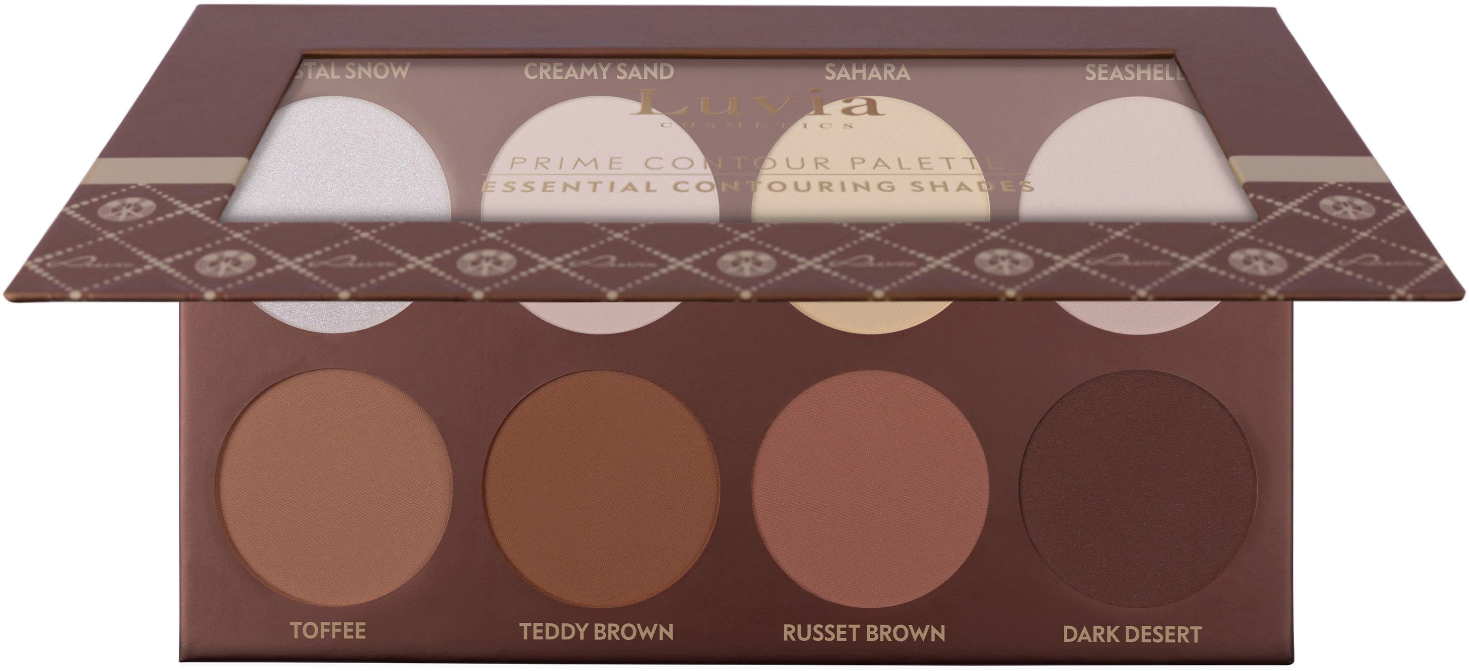 Luvia Cosmetics Contouring-Palette Essential Contouring Shades Vol. 1, 8-tlg., 8 Farben