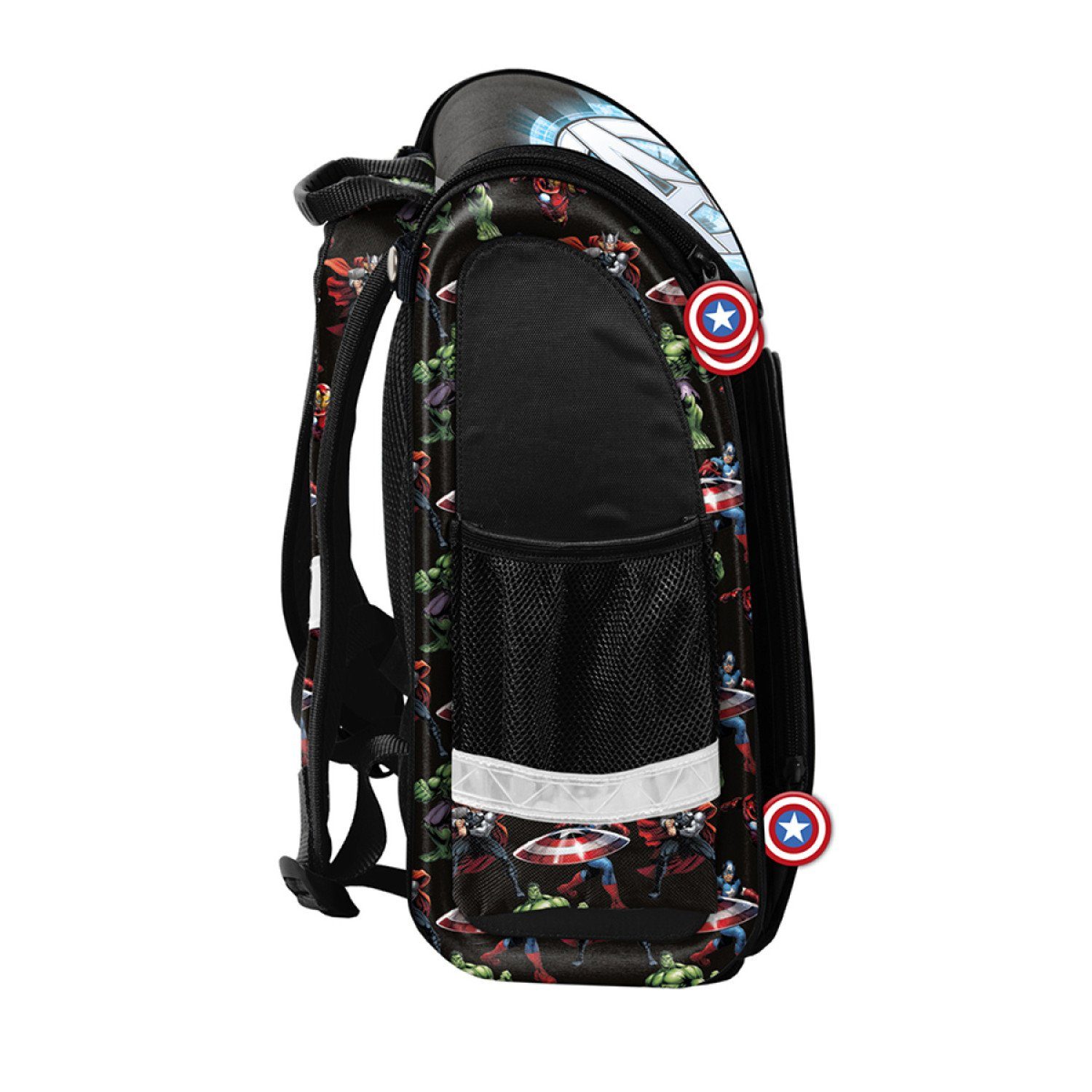 PASO Schulranzen AV23DD-524, Schultasche Avengers