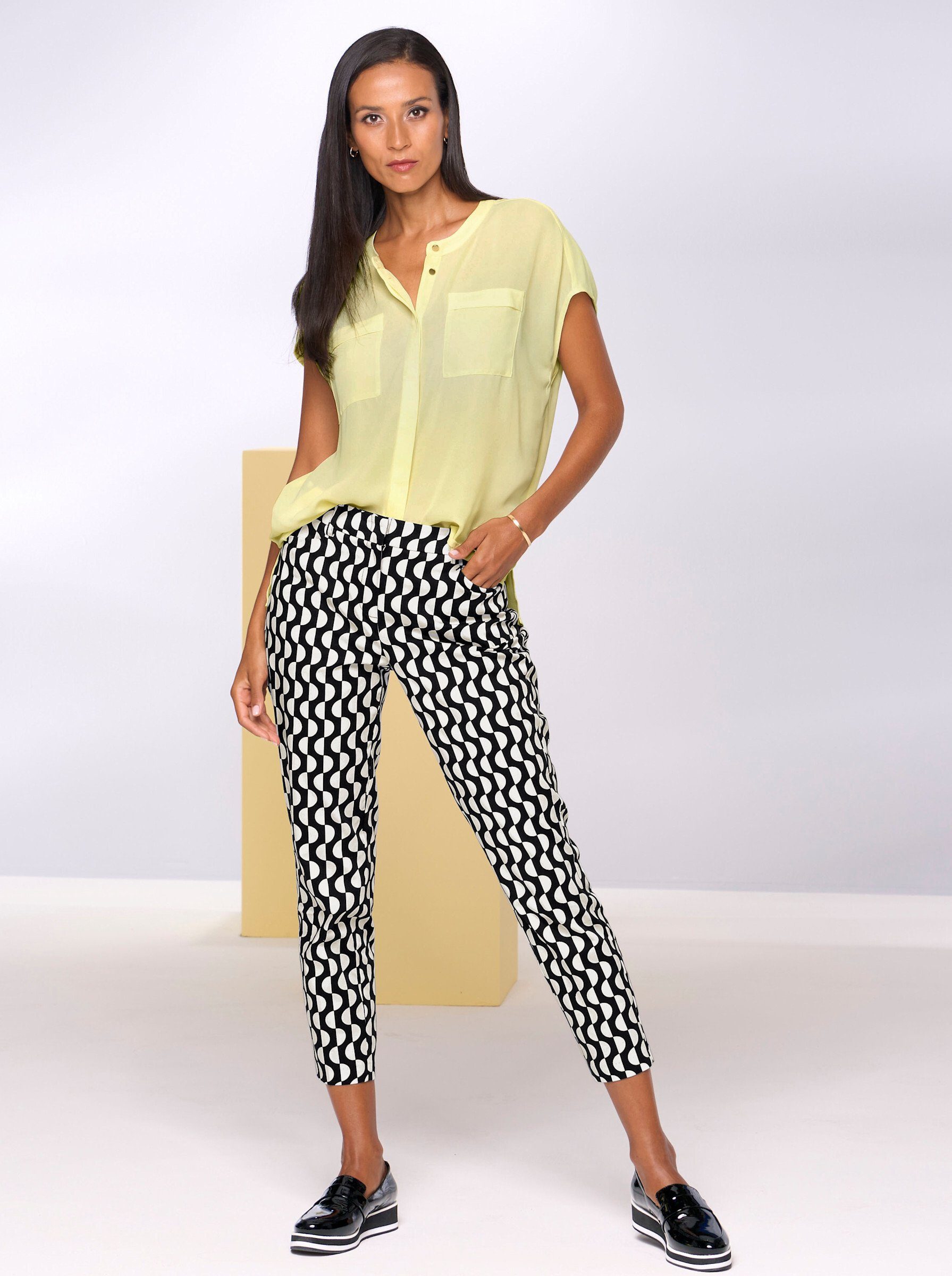 Klassische Bluse Oversized Bluse