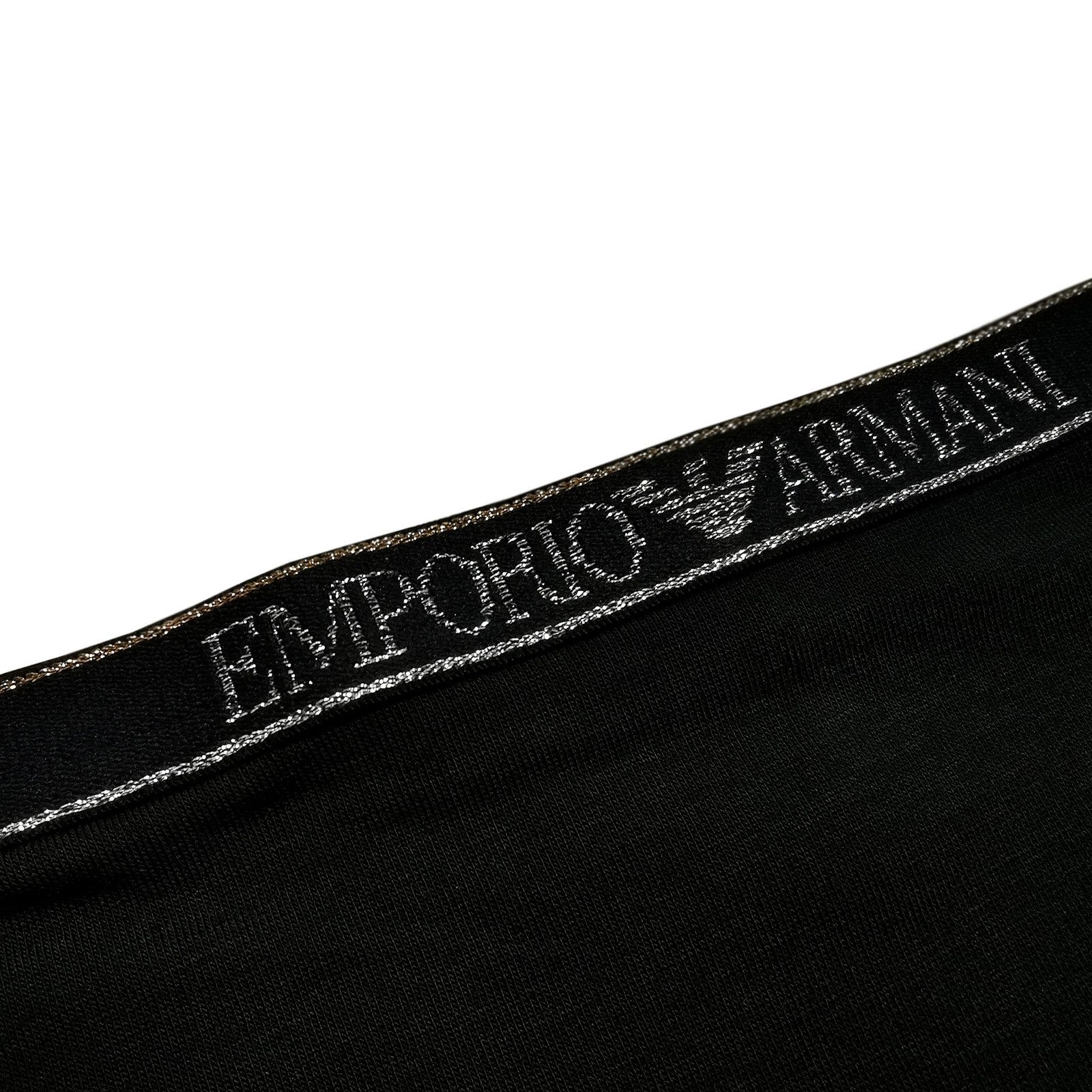 Emporio Armani Brasilslip 2er Pack Brazilian Slip (2-St) mit elastischem Logobund in metallischem Glanz