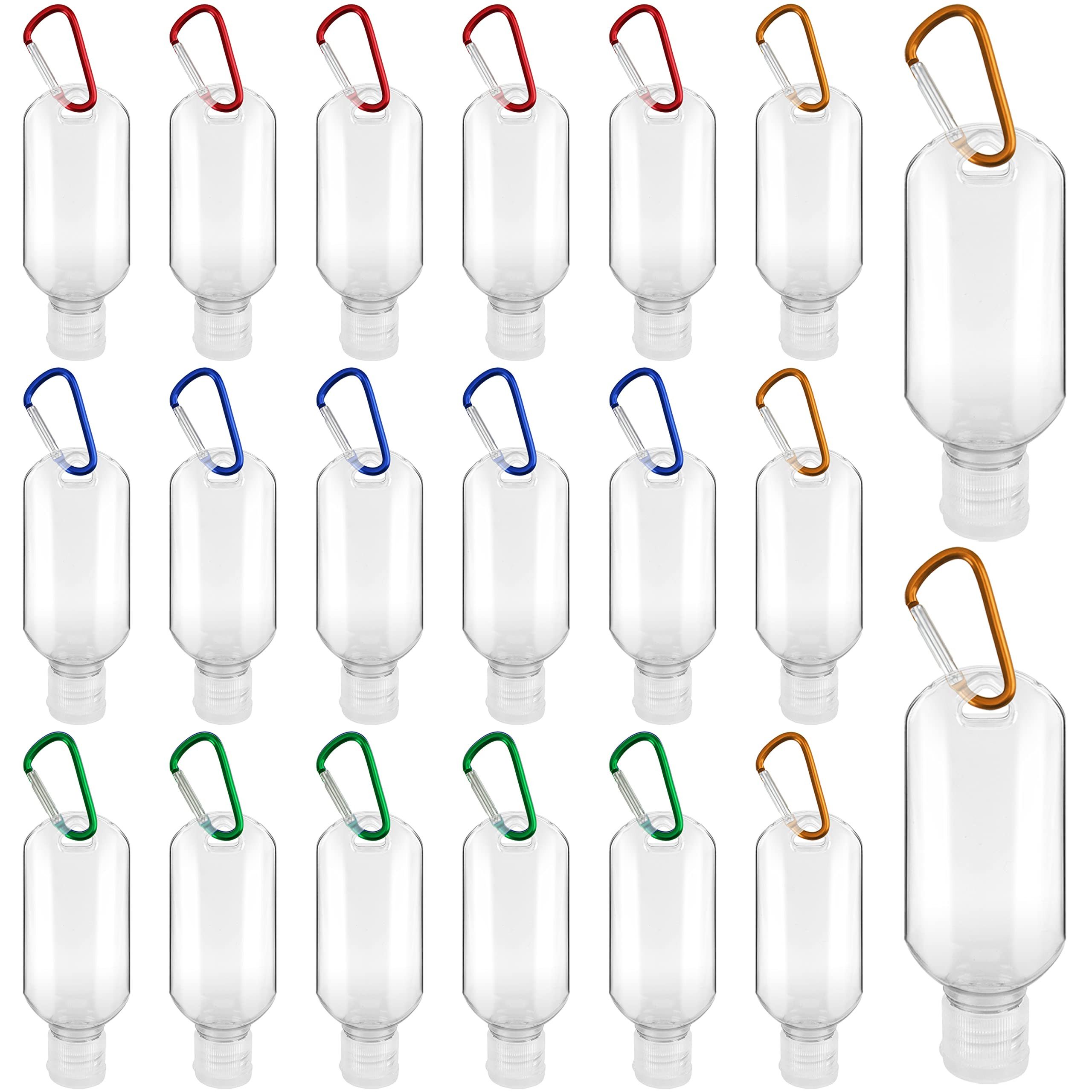 Flachmann 20erPack 50ml Flasche mit Karabinerhaken