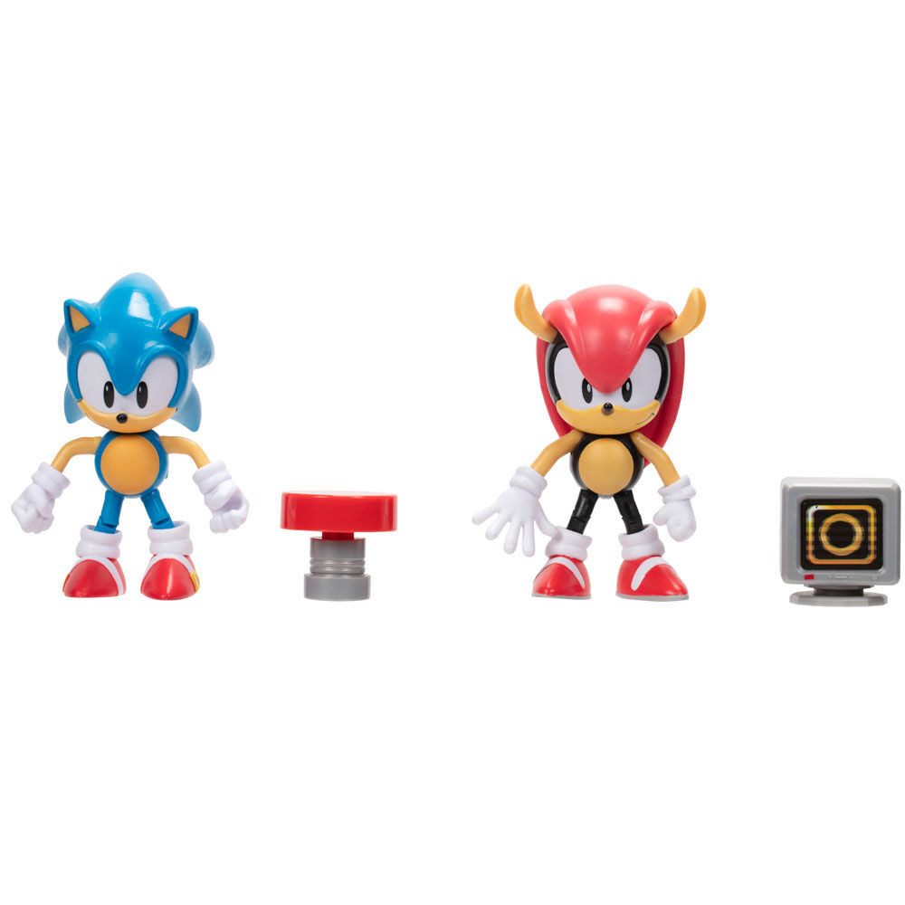 Jakks Pacific Merchandise-Figur Sonic The Hedgehog Sonic & Mighty Sonic 10cm