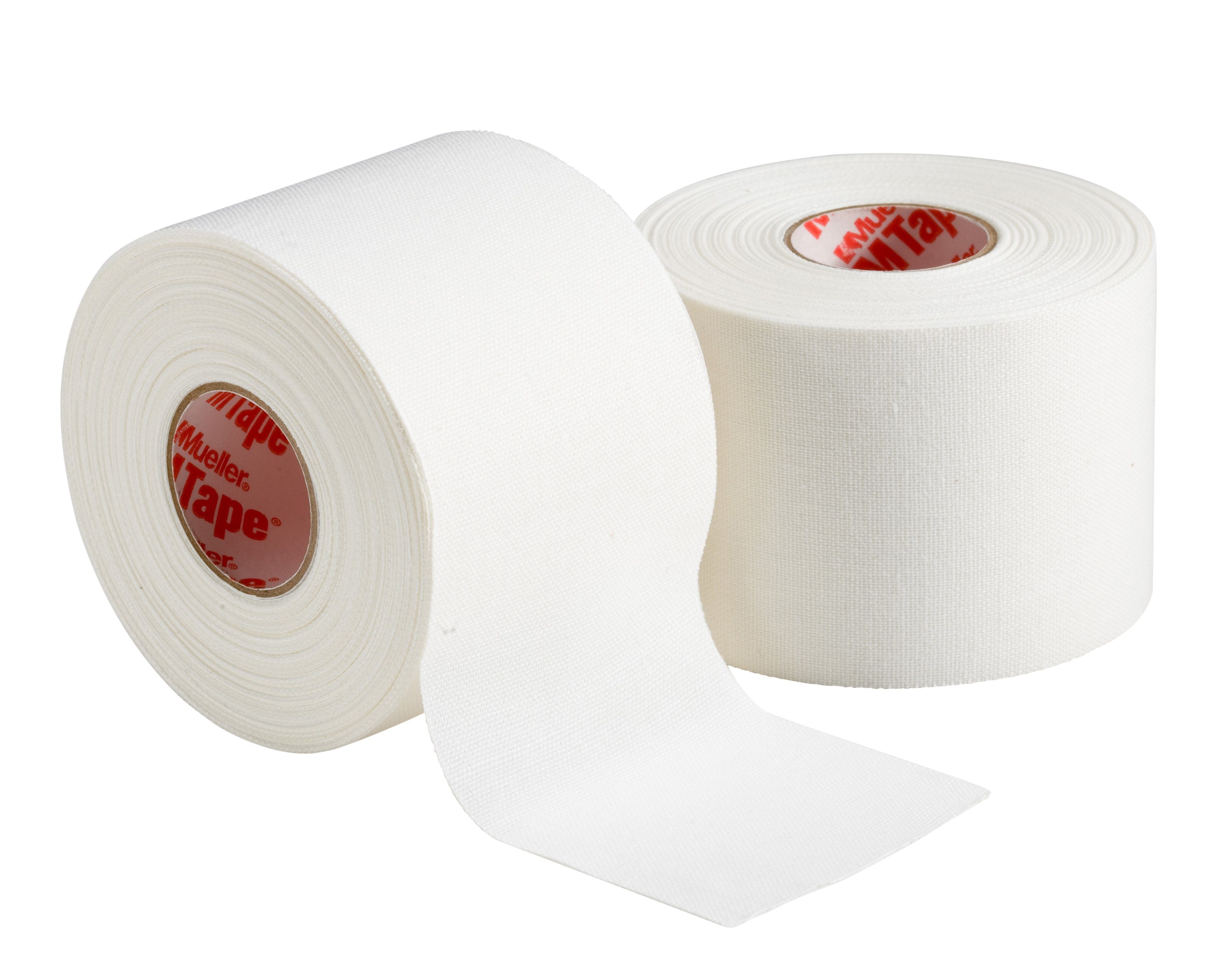 Mueller Sports Medicine Kinesiologie-Tape M TAPE weiß (1-St) Sporttape, 3 Größen
