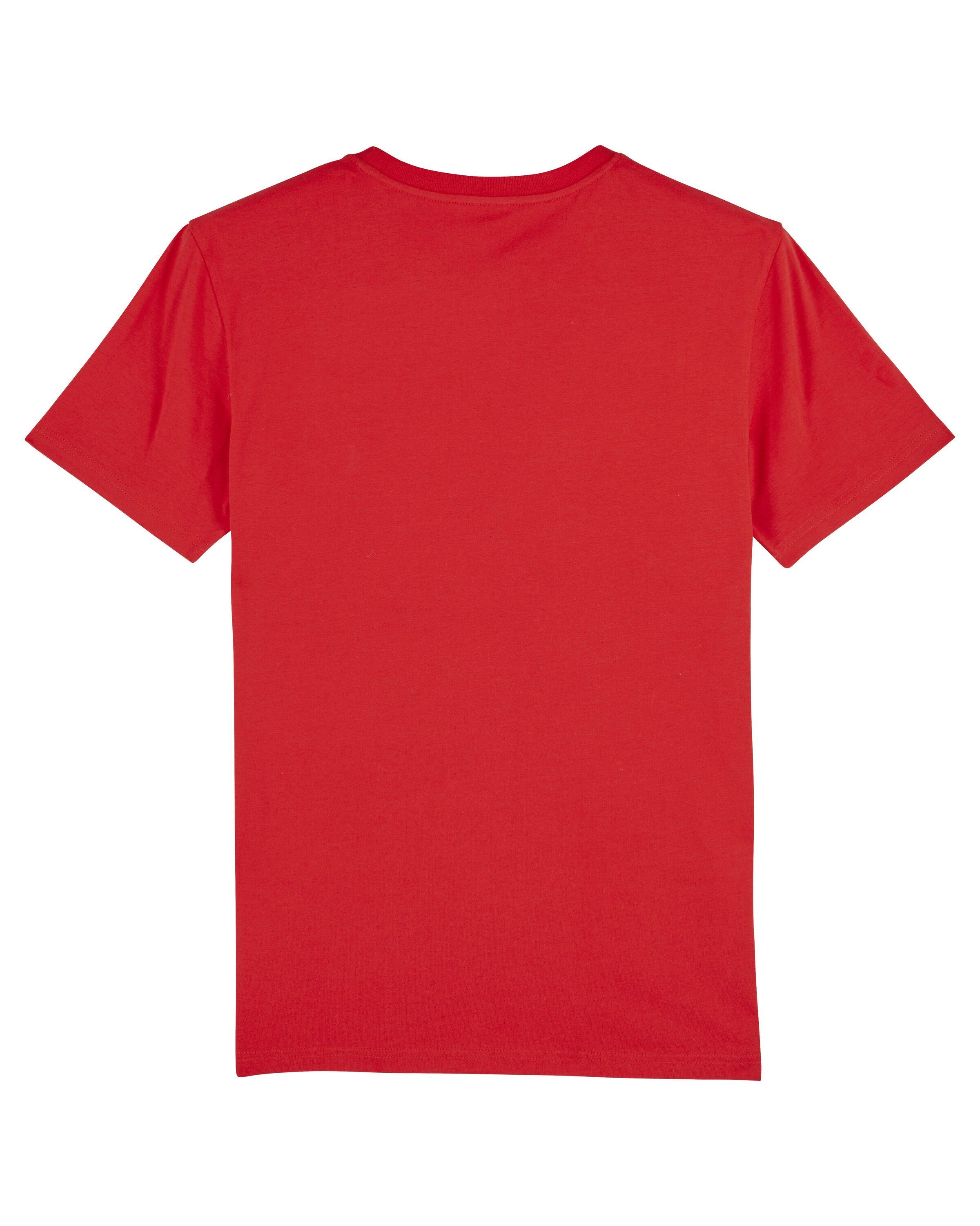 Print-Shirt Apparel rot Pacmännchen (1-tlg) wat?