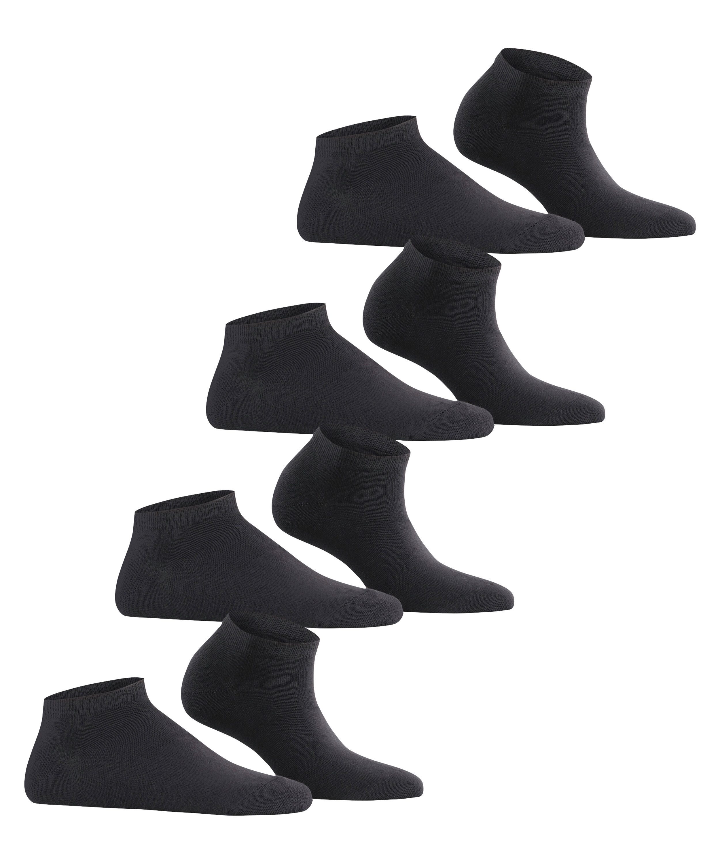 Esprit Sneakersocken Solid (4 Paar) Einheitsgröße 36-41, geripptes Bündchen, unifarben, Basic Vorteilspack