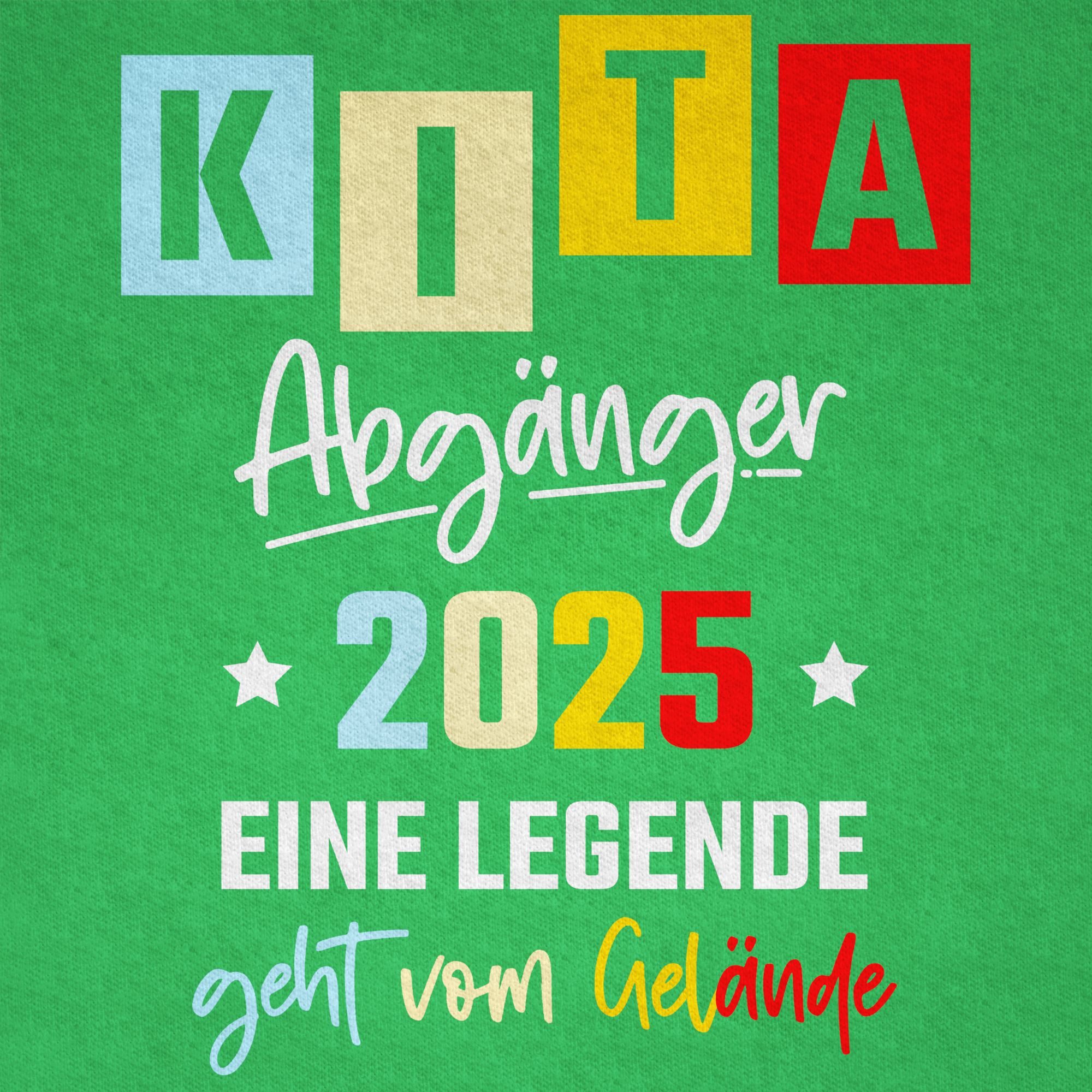 Shirtracer T-Shirt Kita Abgänger 2025 - Eine Legende Gelände (1-tlg) Einschulung Junge Schulanfang Geschenke
