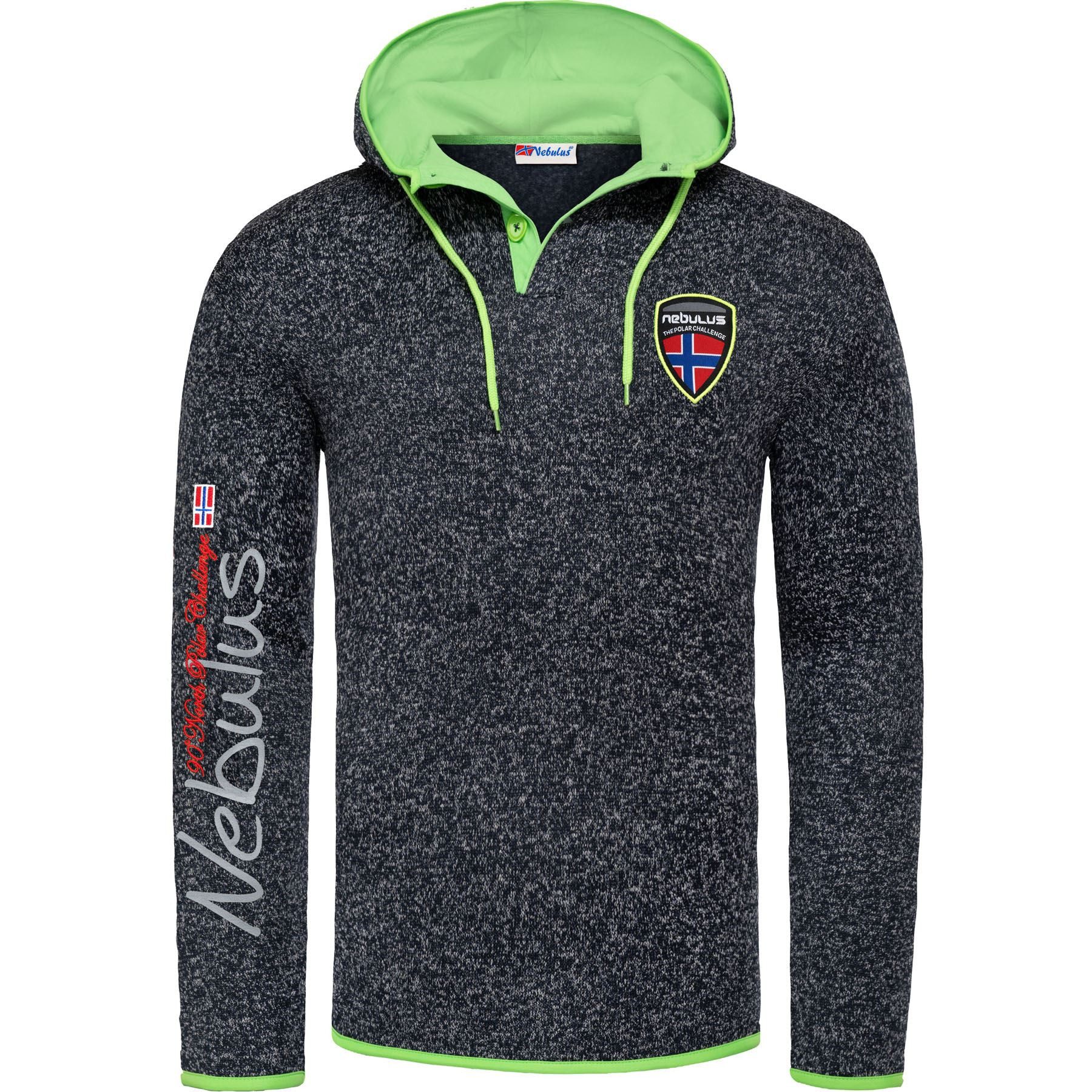 Nebulus Hoodie STITCH, P5051 - Herren, navy, M