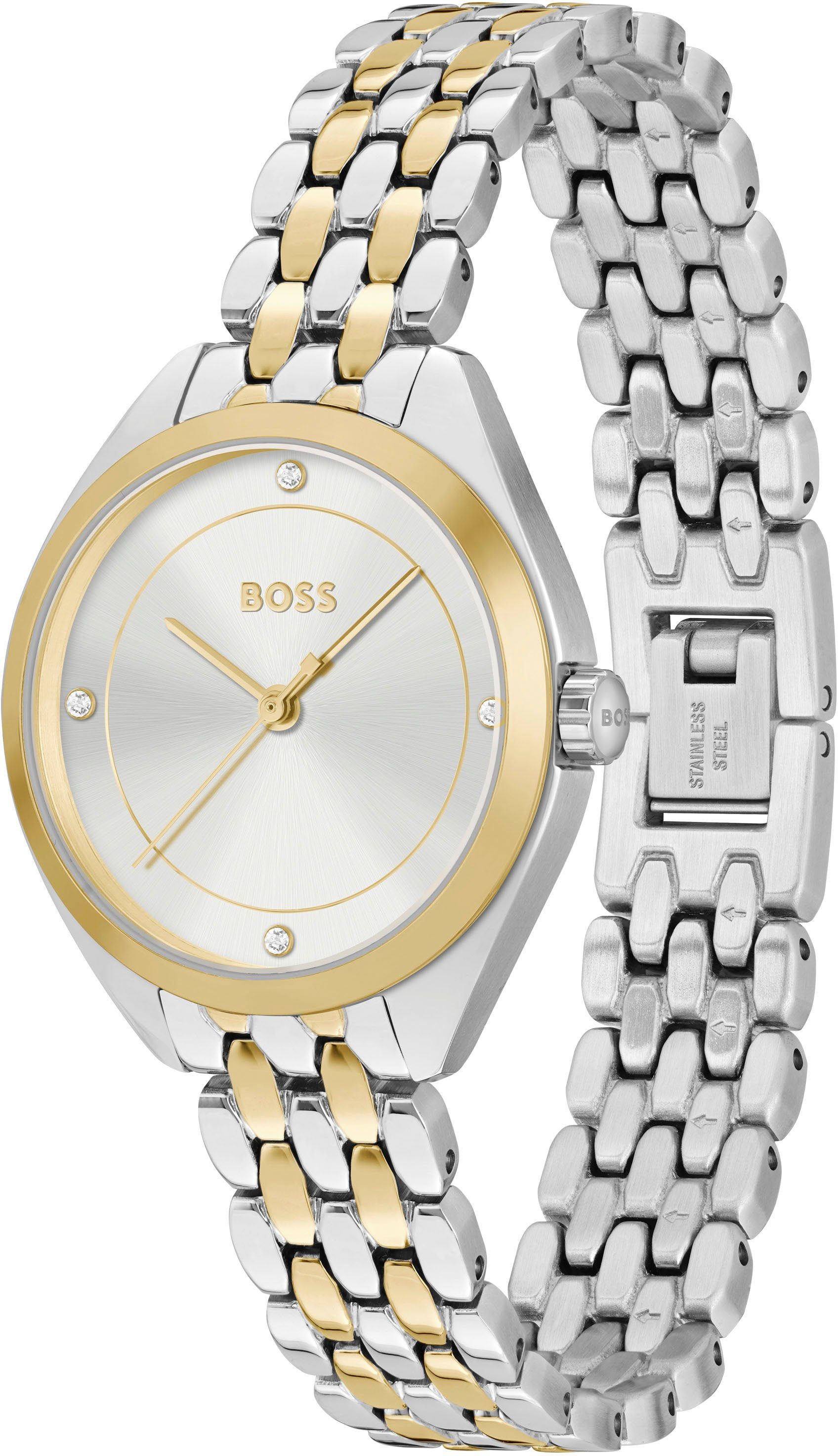BOSS Quarzuhr MAE 1502724, Damenuhr, Armbanduhr, günstig online kaufen