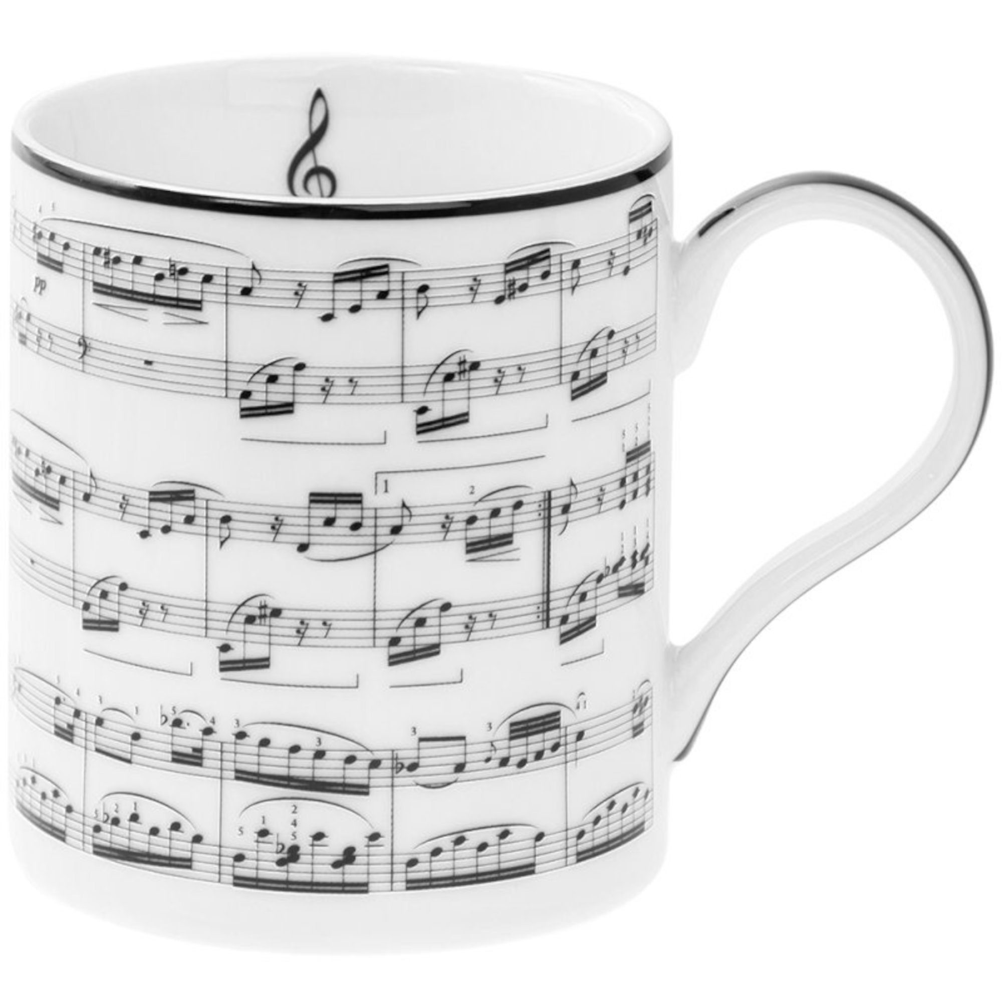 Tasse Tasse Making Music mit Noten