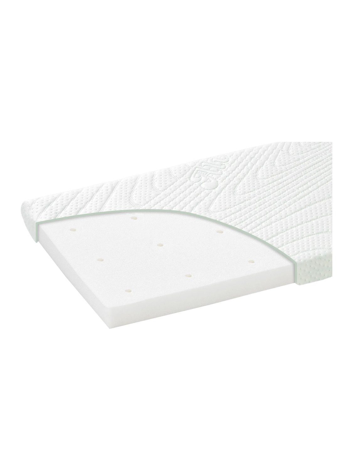 Stubenwagen-Matratzen Wiegenmatratze, Alvi®, 4 cm hoch – Bild 2 von 3
