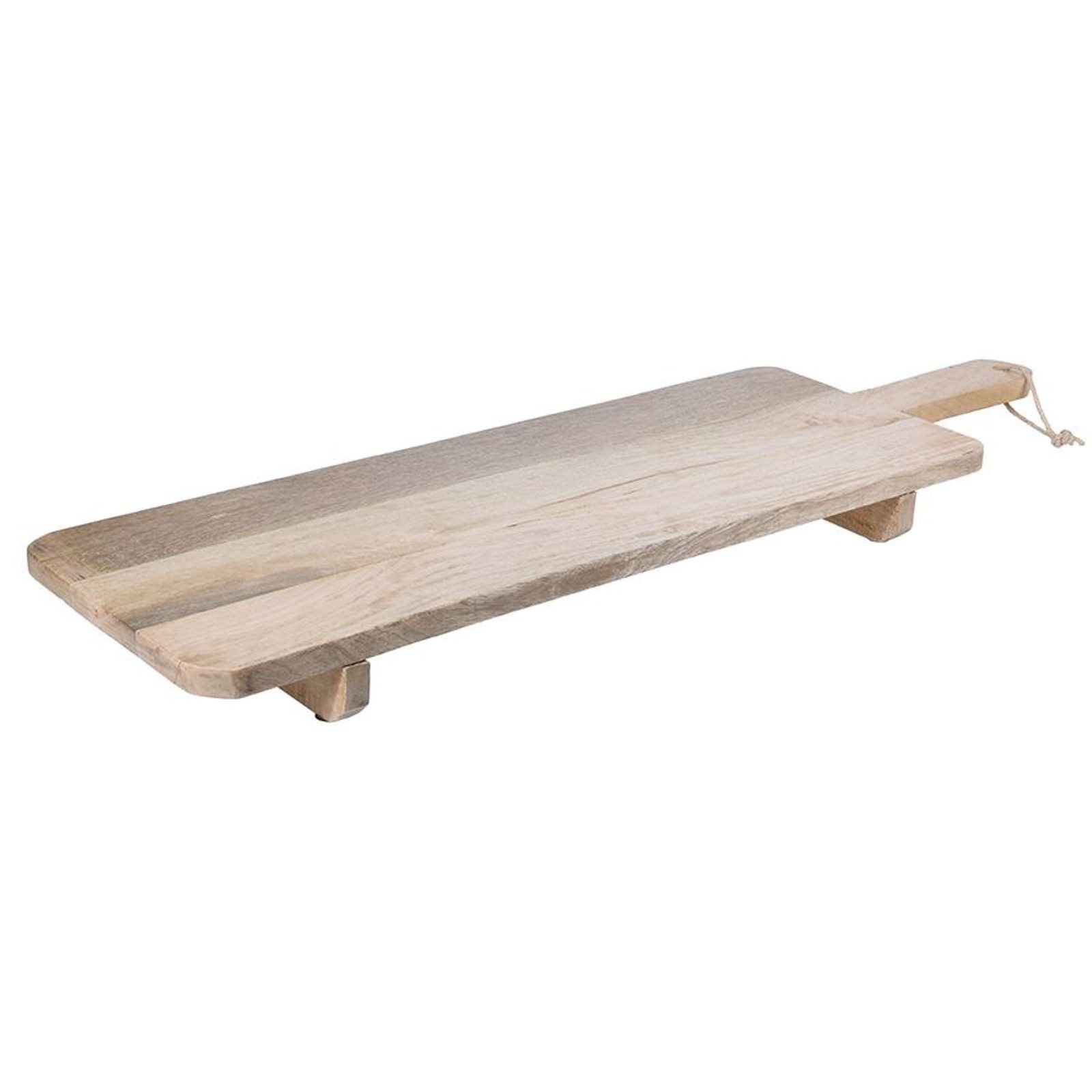 BURI Servierbrett XL Holz-Servierbrett 100x28cm Holzplatte Servierplatte Buffetbrett, Holz – Bild 3 von 4