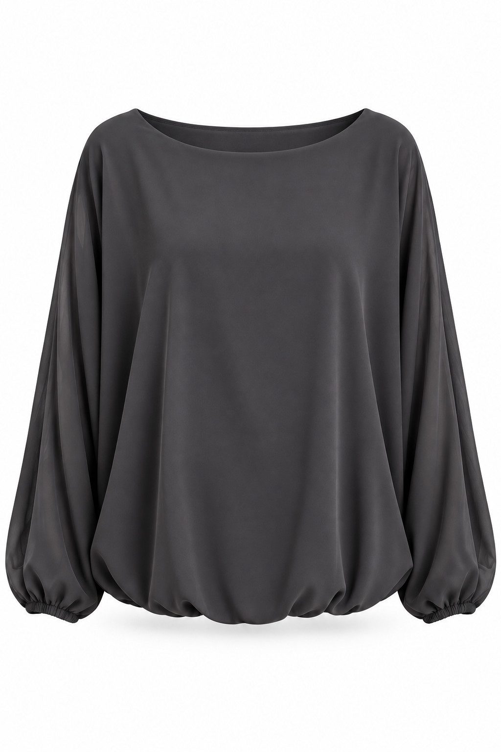 ITALY VIBES Langarmbluse - Elegante Schlupfbluse in verschiedenen Farben für Damen ONE SIZE - passend für Größen S bis L