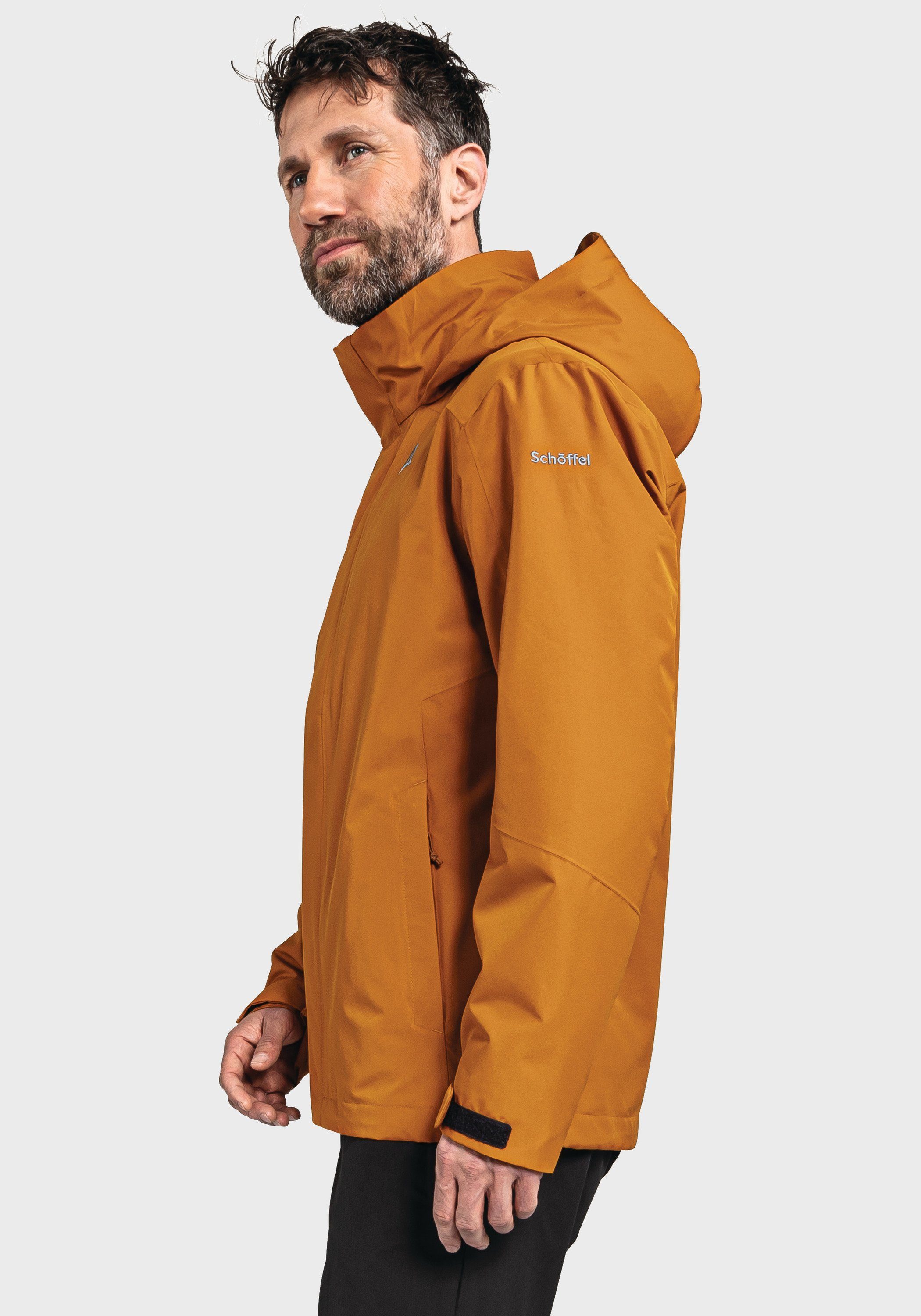 Jacket M Schöffel Partinello Doppeljacke orange 3in1