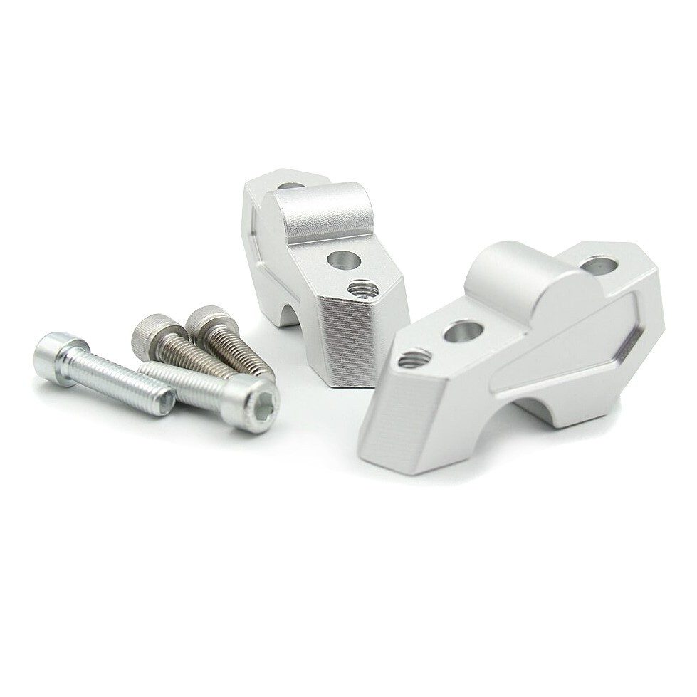 Tourtecs Lenkervorbau Lenkererhöhung 23mm für BMW F 750 GS 18-23 silber