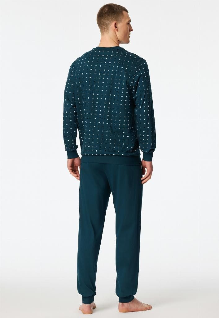 Schiesser Pyjama Schlafanzug lang
