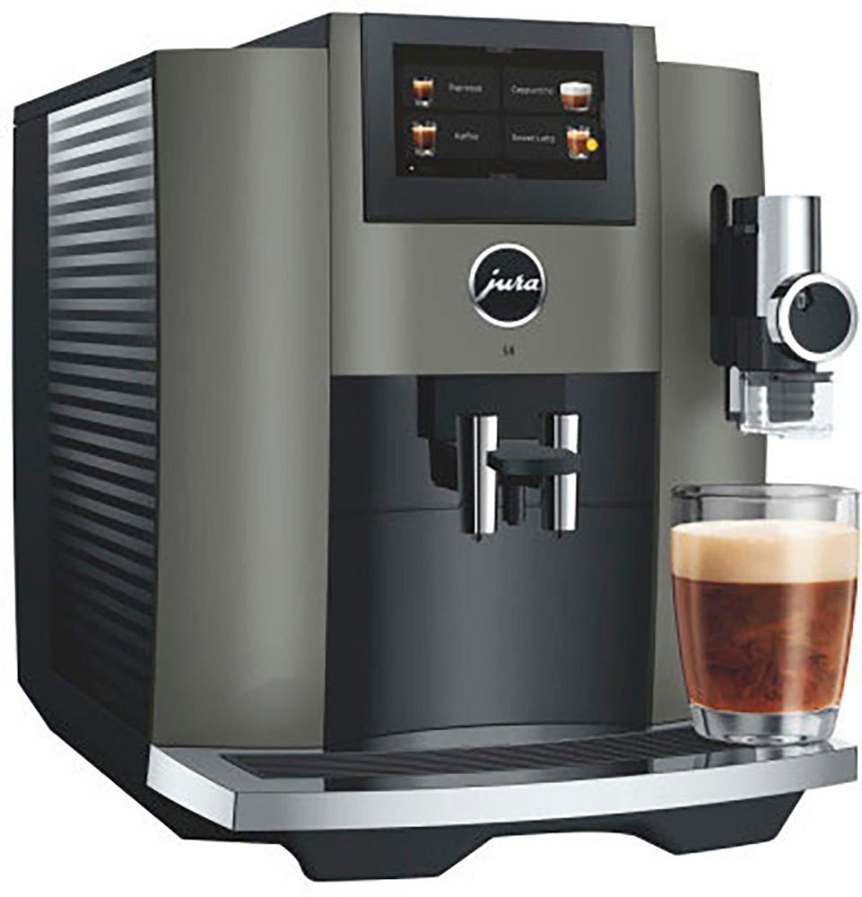 JURA Kaffeevollautomat 15480 S8 (EB), Dark Inox, 27 Spezialitäten, Touch, Sweet Foam & Sirupaufsatz – Bild 5 von 5
