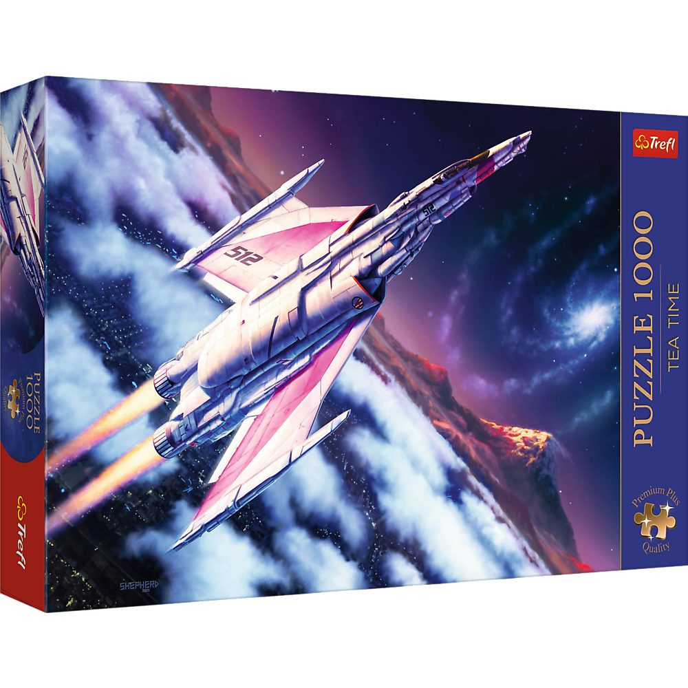 Trefl Puzzle Trefl, Flug ins All, 1000 Teile Premium Plus Puzzle, 1000 Puzzleteile