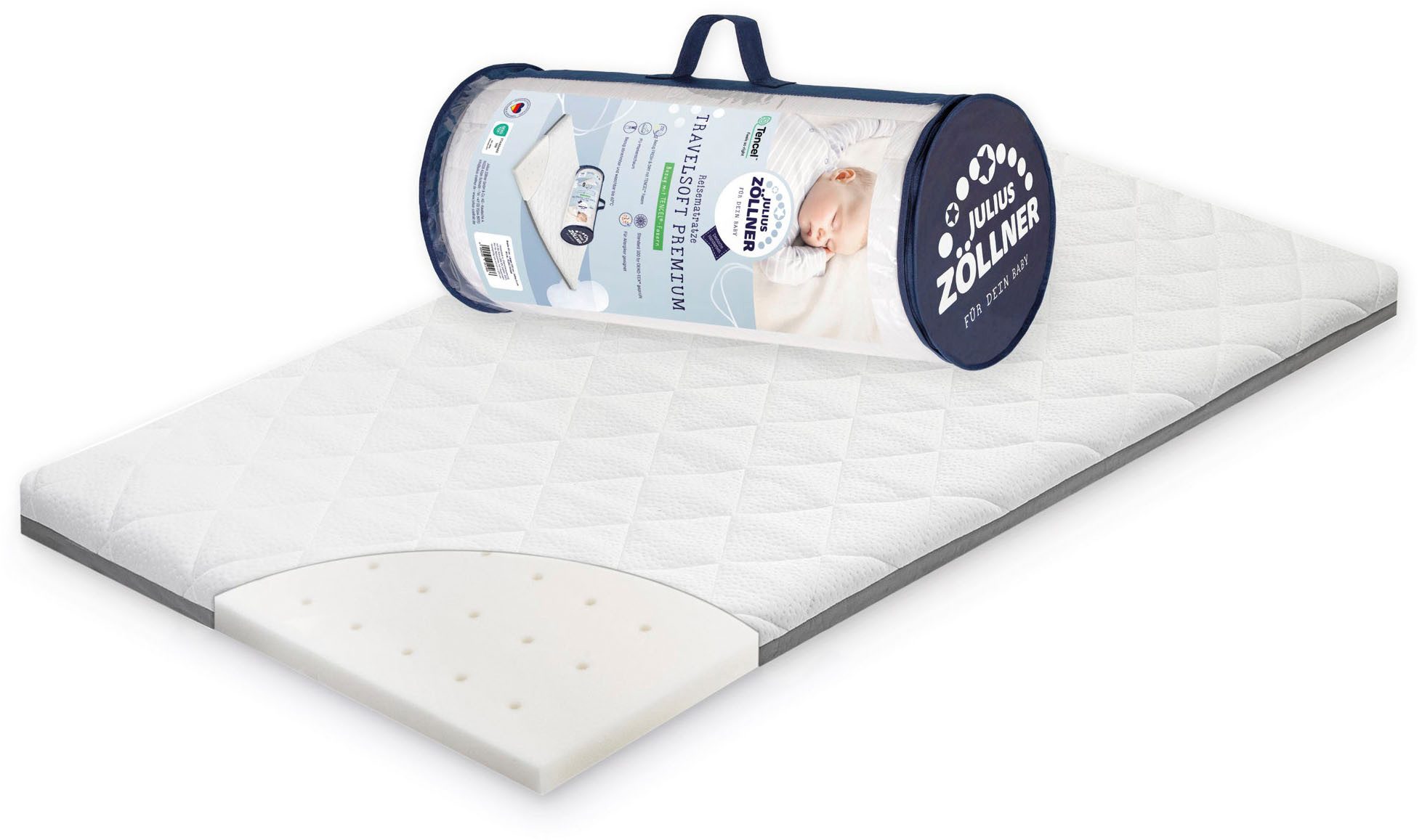 Kindermatratze Travelsoft Premium, Matratze 120x60 cm Ideal für Reisen!, Ju günstig online kaufen