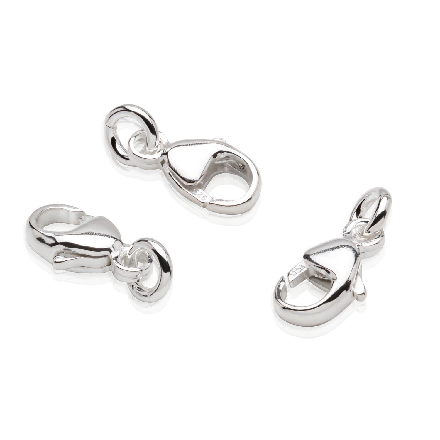 NKlaus Schmuckset 3 x Karabinerverschluss 6,8x4,5mm günstig online kaufen