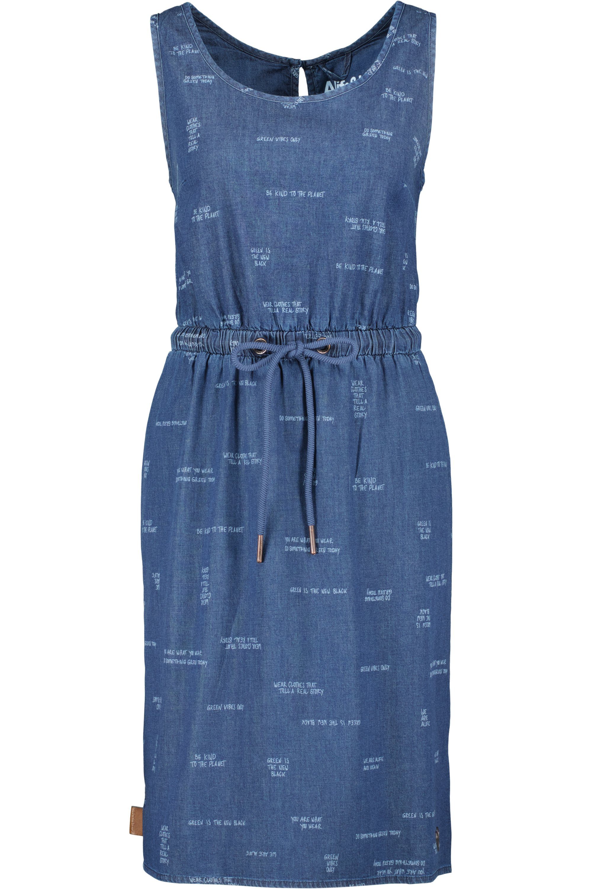 Jerseykleid denim & dark Sommerkleid, Alife Damen Kleid Dress DojaAK Kickin