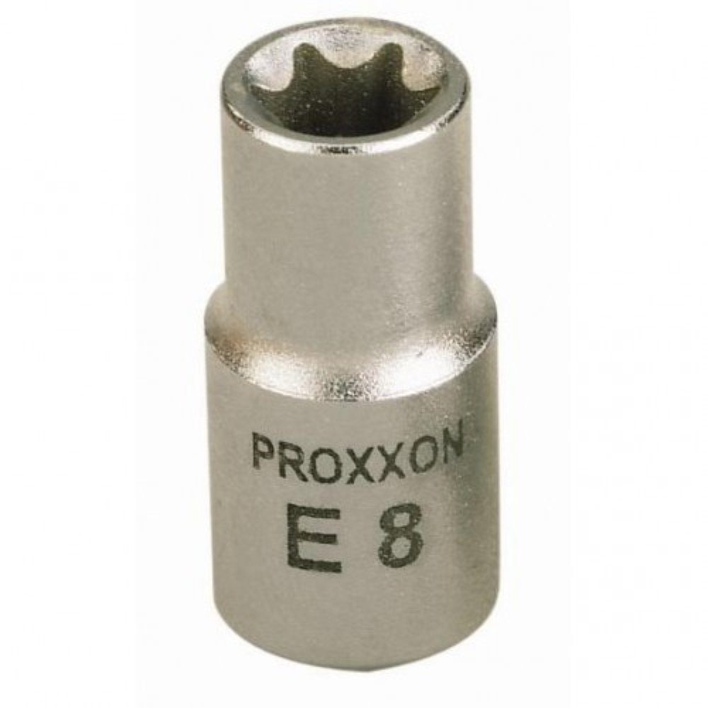 PROXXON INDUSTRIAL Steckschlüssel Proxxon Steckschlüsseleinsatz 1/4" Außentorx-Einsatz E 5, 23790