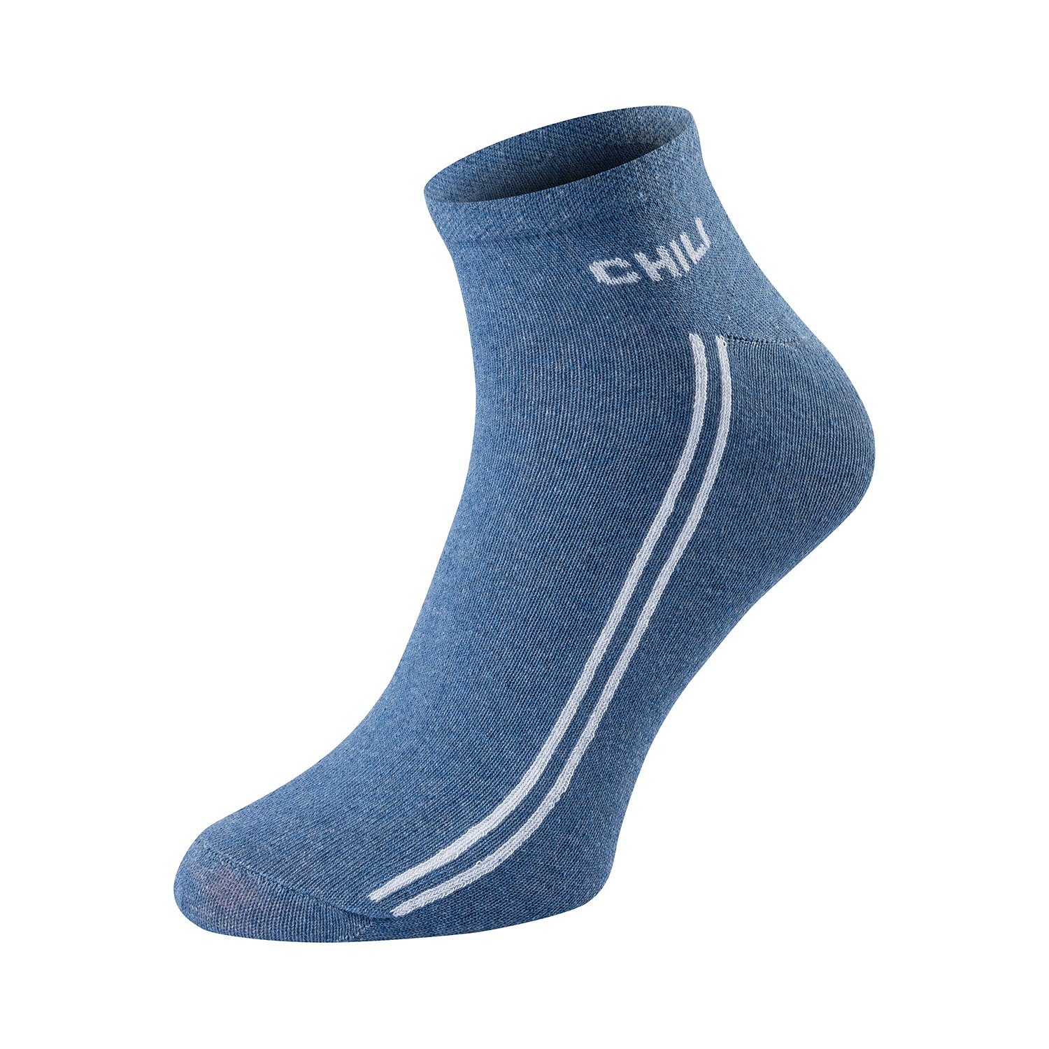 Paar, Freizeit, Strümpfe und Sneaker Socken, Damen Herren, Sport Baumwolle Chili 4 Lifestyle