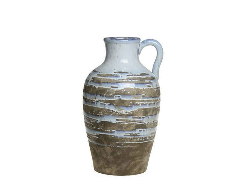 Chic Antique Dekovase Chic Antique * Maxim Vase Bodenvase mit Griff in opal H50/D30 cm (1 St)
